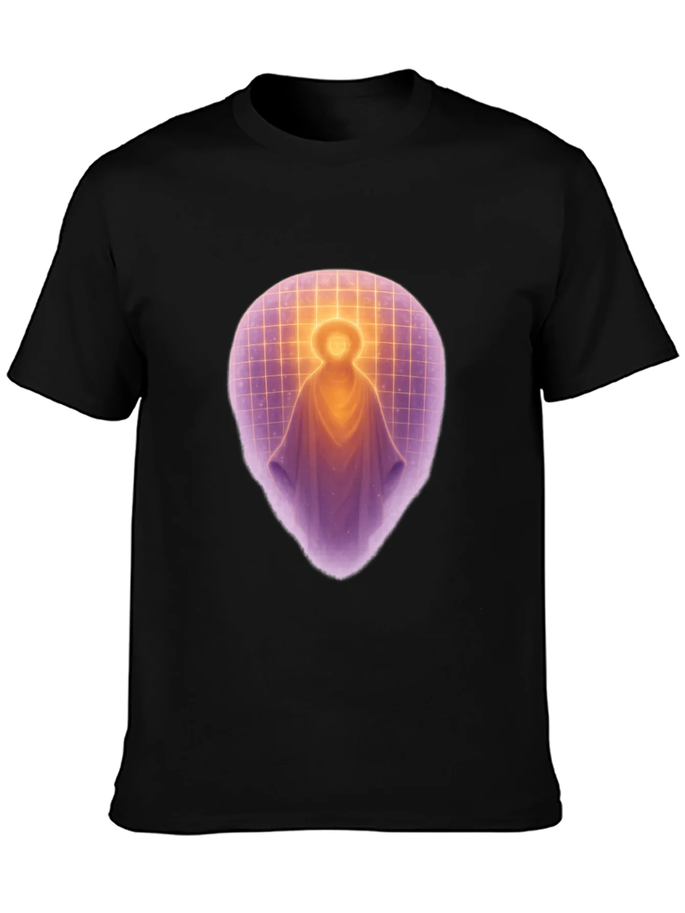 Enlightened Being Graphic Tee - Black Cotton Shirt