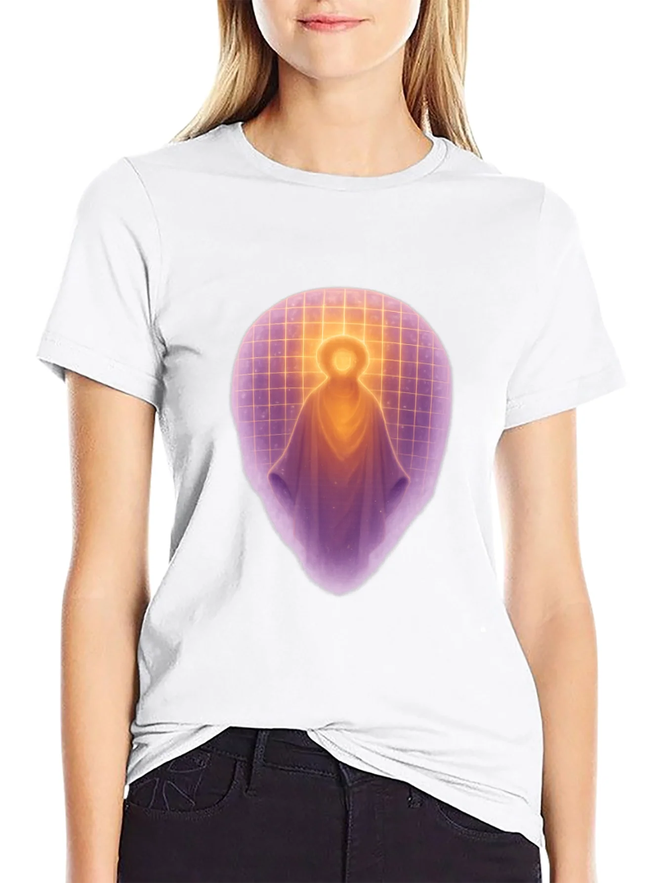 Enlightened Being Graphic Tee - Black Cotton Shirt