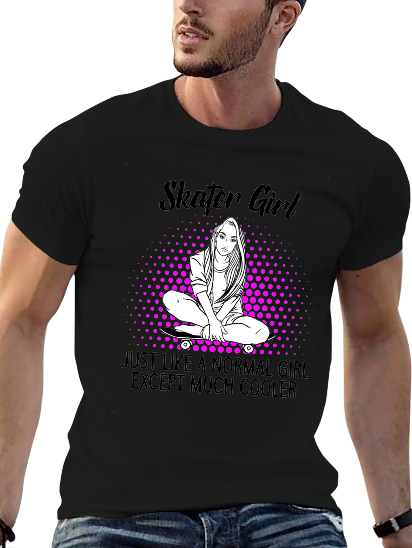 Skater Girl T-Shirt - Cool Graphic Tee