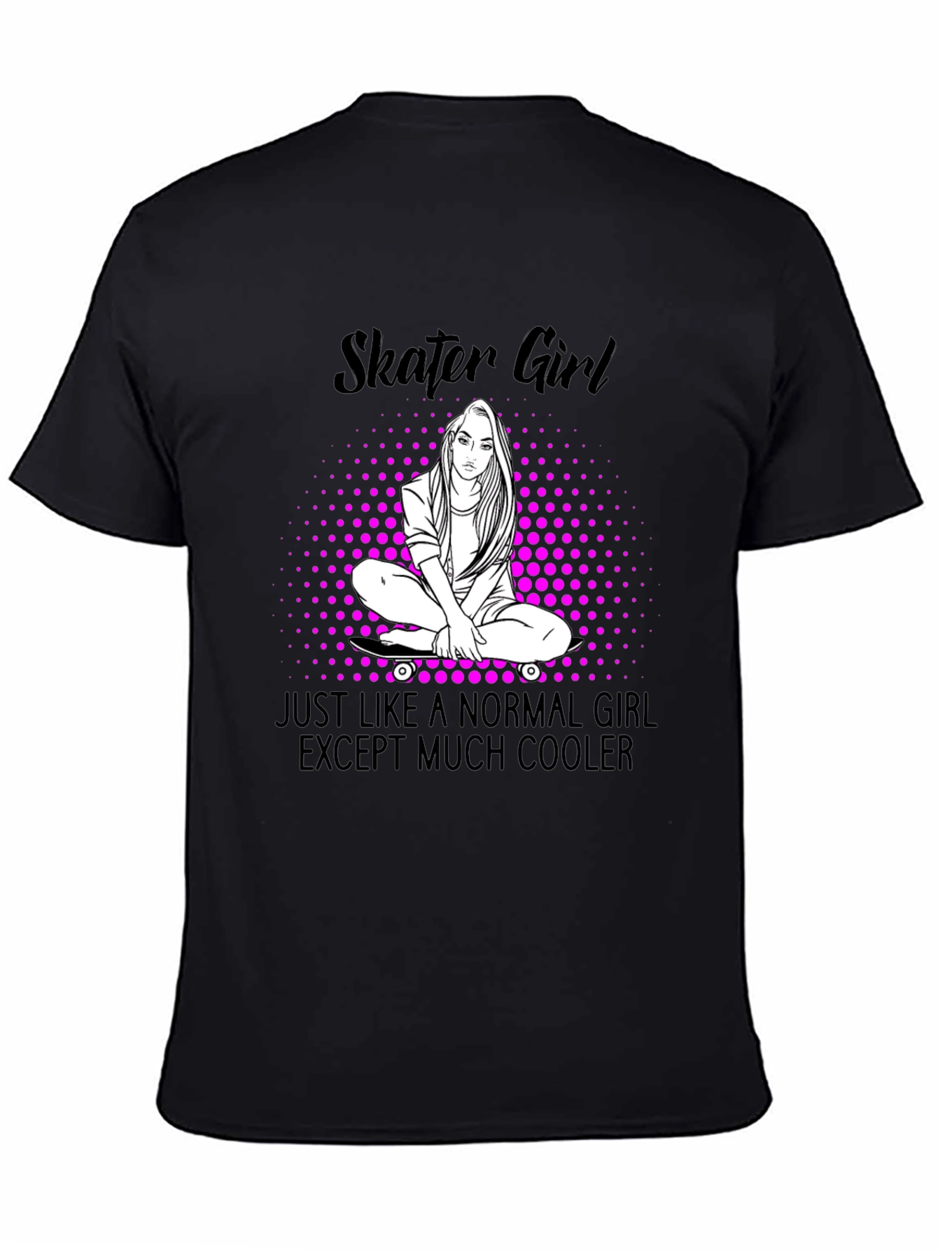 Skater Girl T-Shirt - Cool Graphic Tee