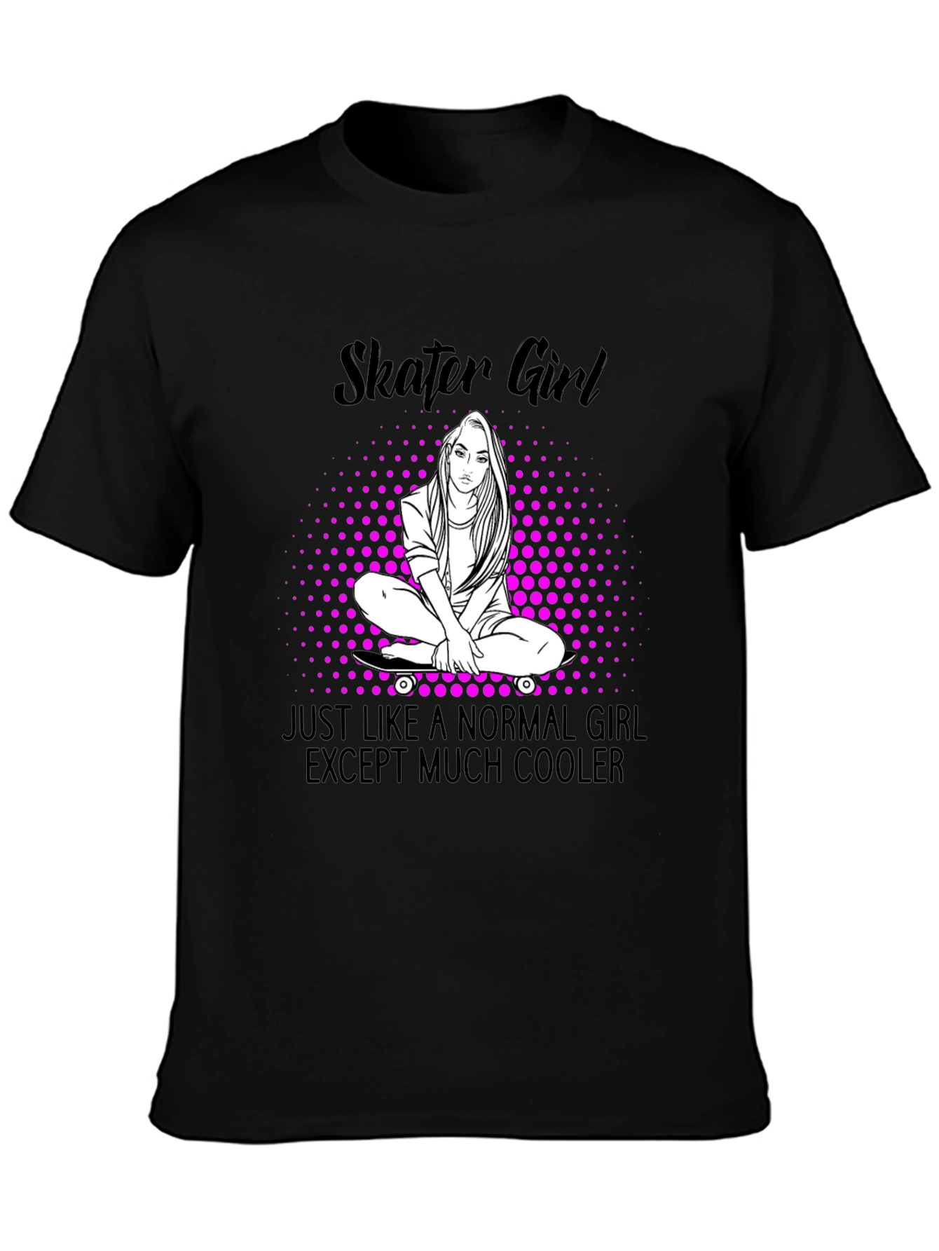 Skater Girl T-Shirt - Cool Graphic Tee