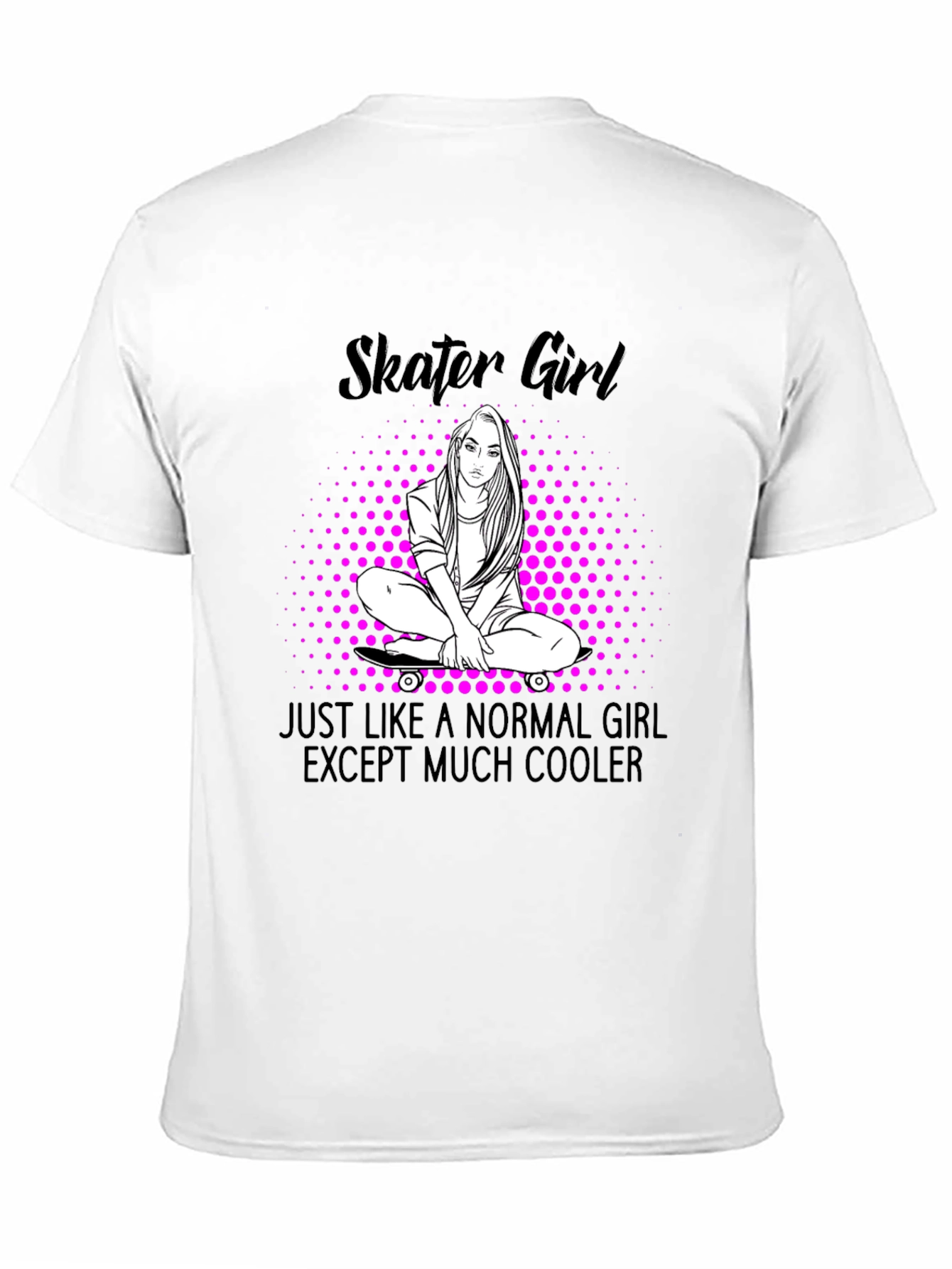 Skater Girl T-Shirt - Cool Graphic Tee