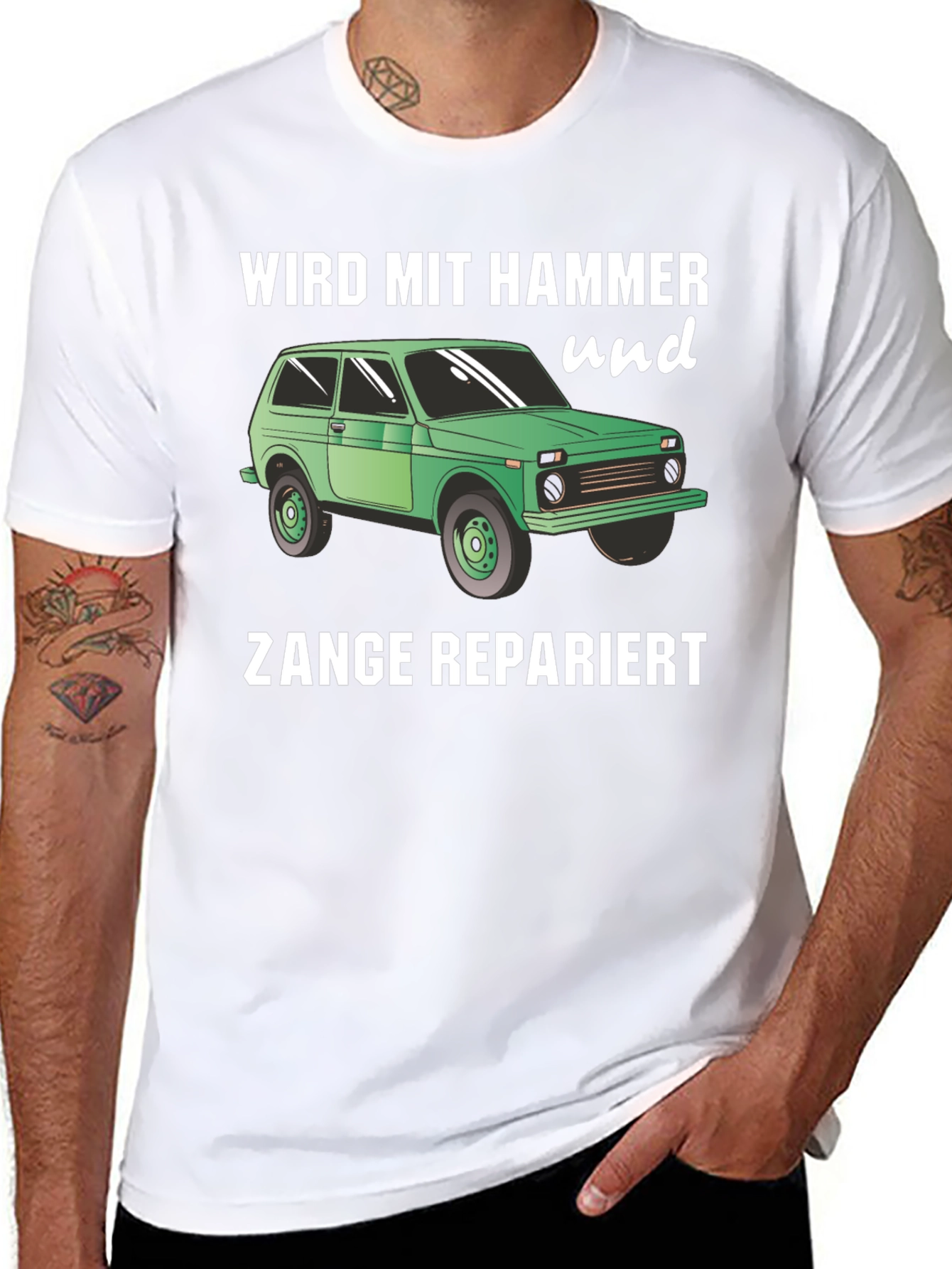 Hammer & Zange Auto Repair T-Shirt