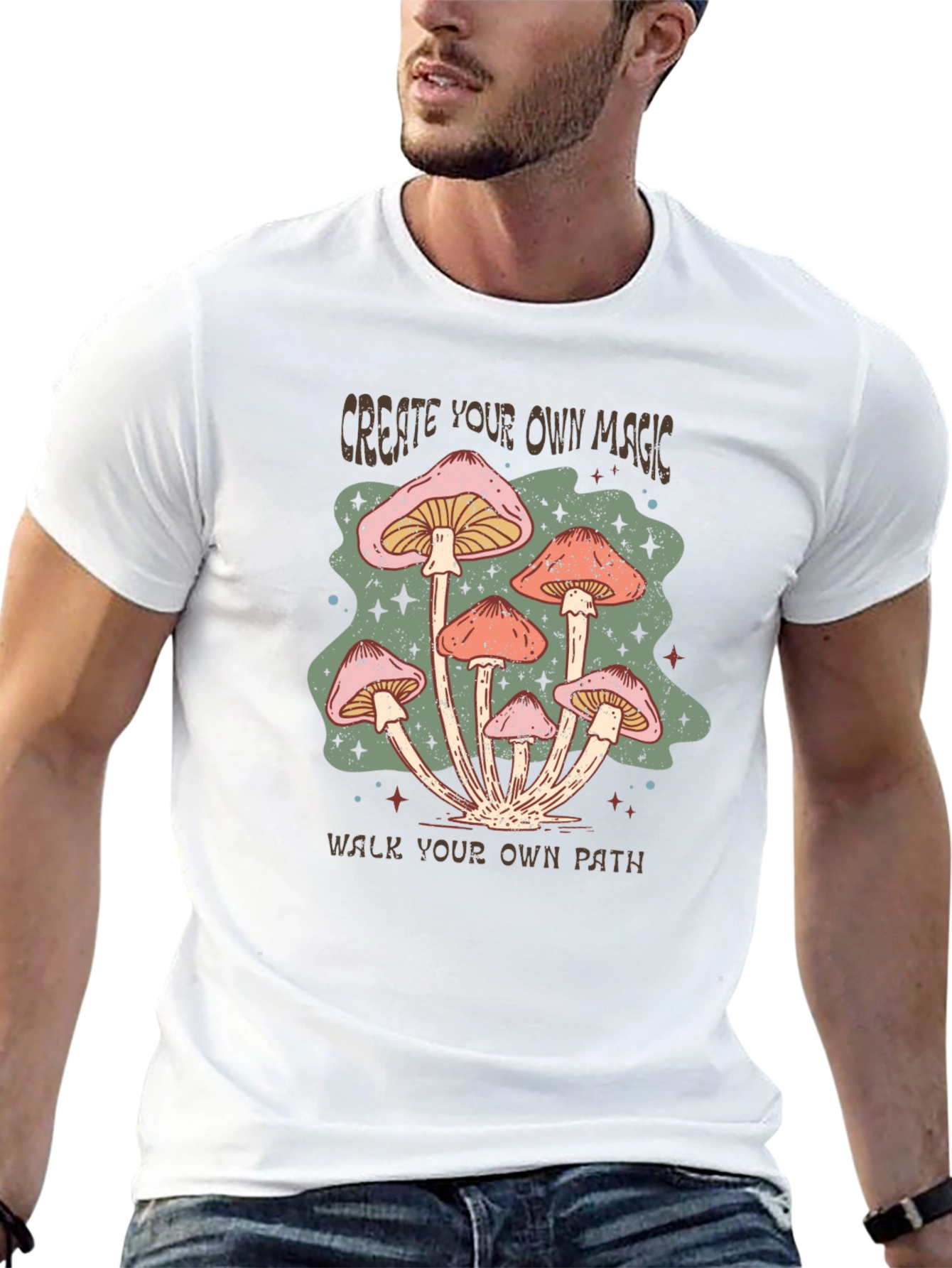 Mushroom Magic Graphic Tee - Create Your Path