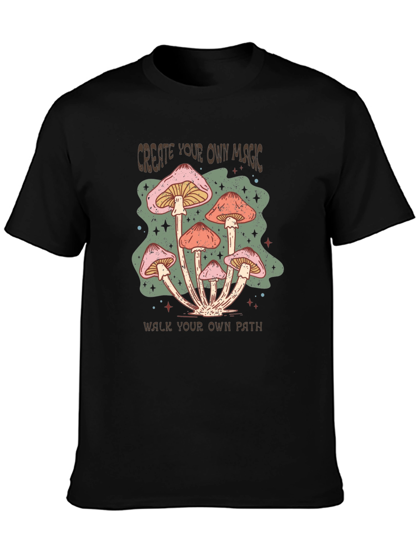 Mushroom Magic Graphic Tee - Create Your Path