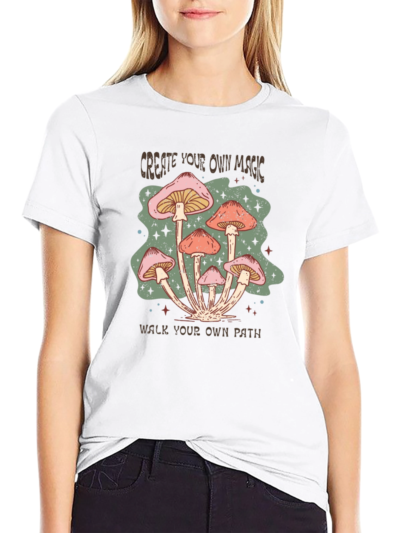 Mushroom Magic Graphic Tee - Create Your Path