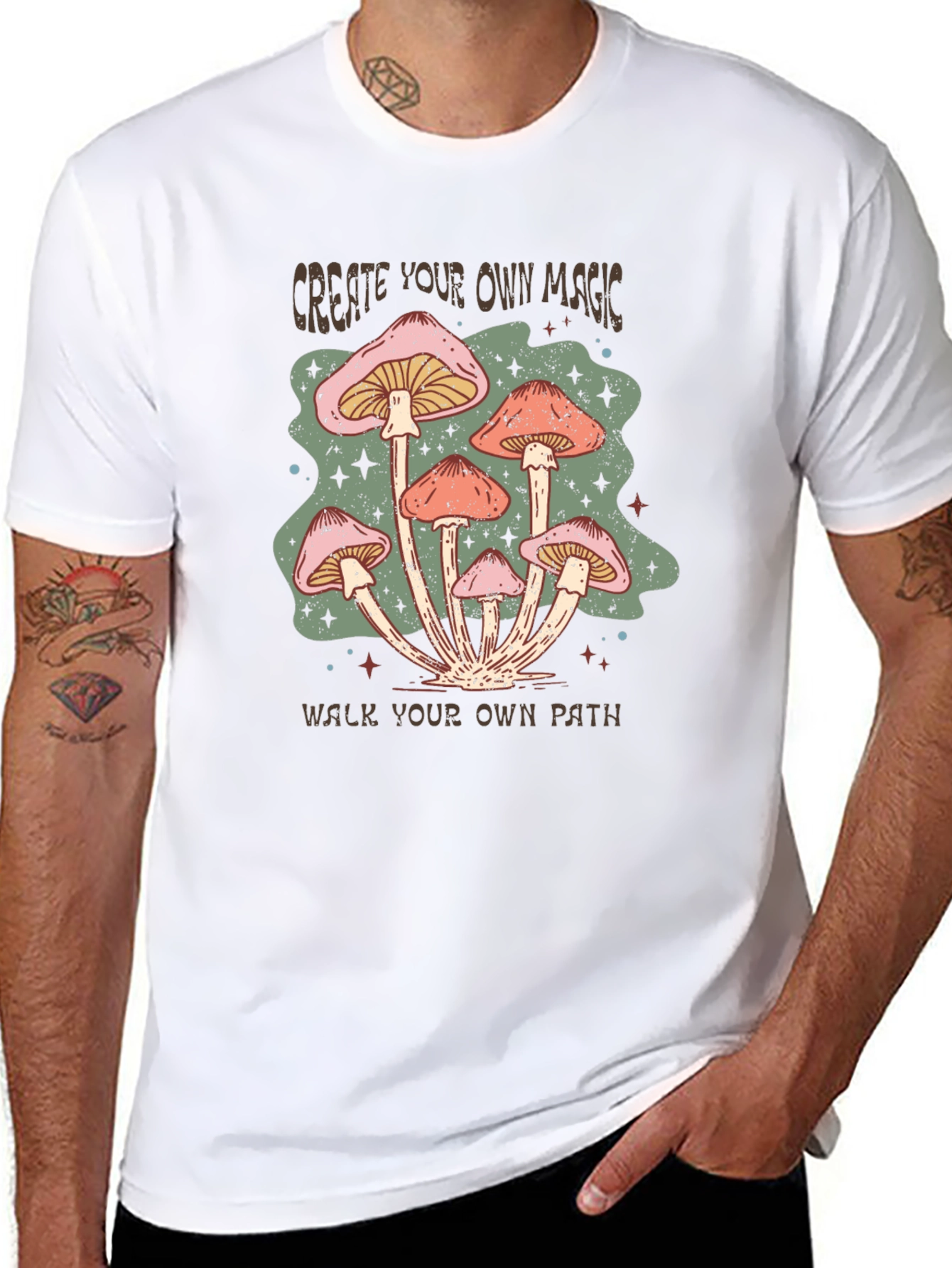 Mushroom Magic Graphic Tee - Create Your Path