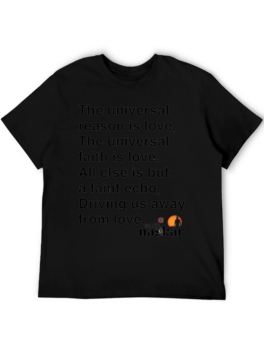 Love Quote T-Shirt - Unisex Black Tee