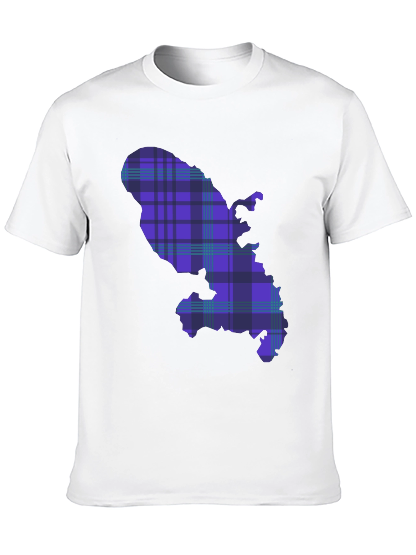 Martinique Plaid T-Shirt - Island Pride Tee