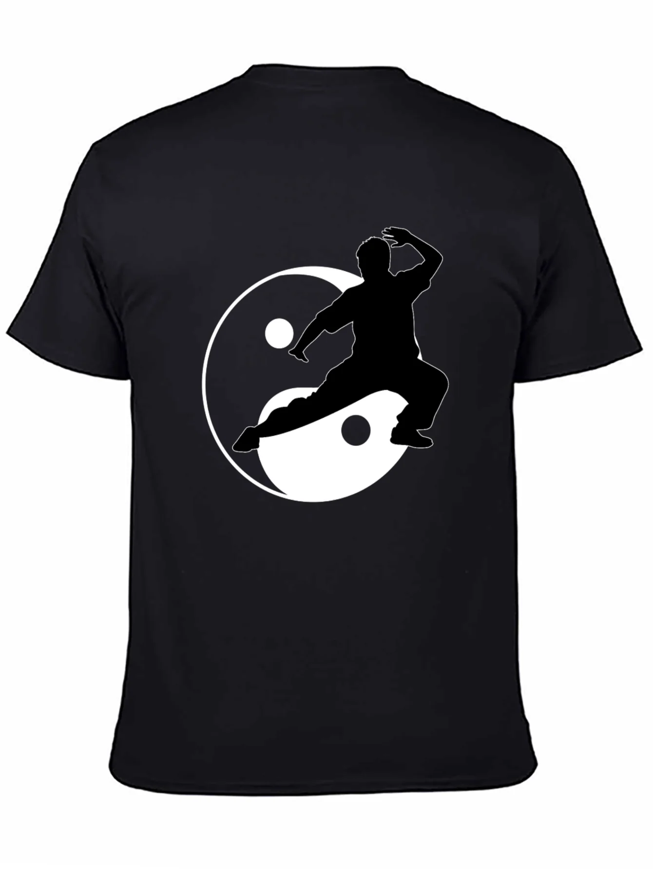 Yin Yang Kung Fu Graphic Tee - Black