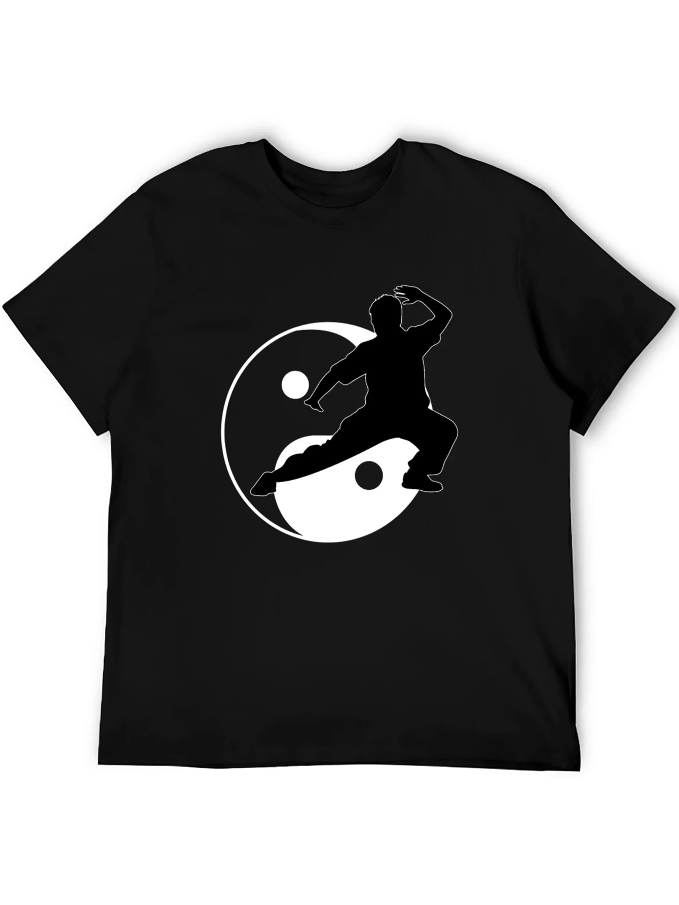 Yin Yang Kung Fu Graphic Tee - Black
