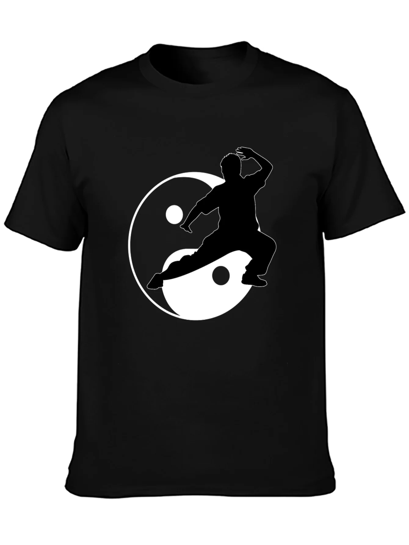 Yin Yang Kung Fu Graphic Tee - Black