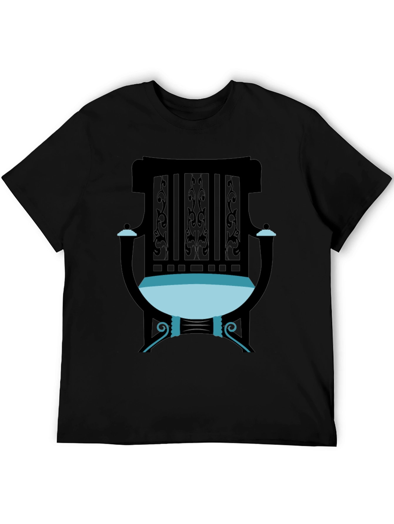 Retro Chair Graphic Tee - Stylish Comfort
