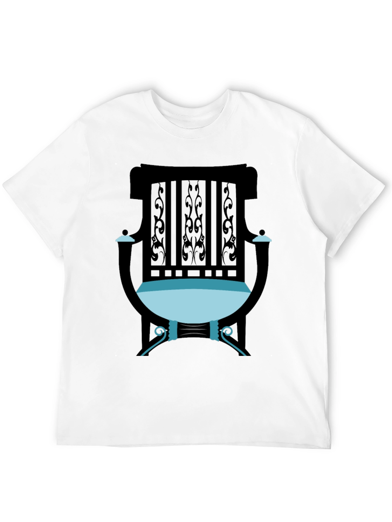 Retro Chair Graphic Tee - Stylish Comfort