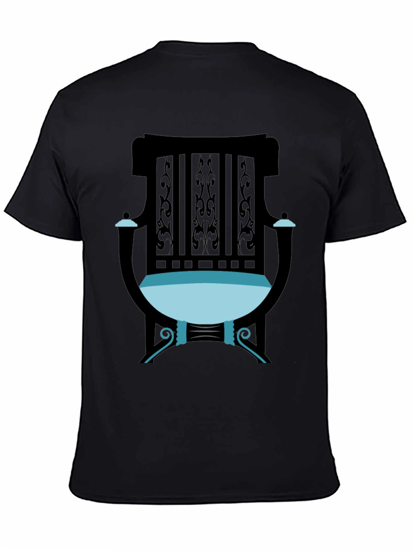 Retro Chair Graphic Tee - Stylish Comfort