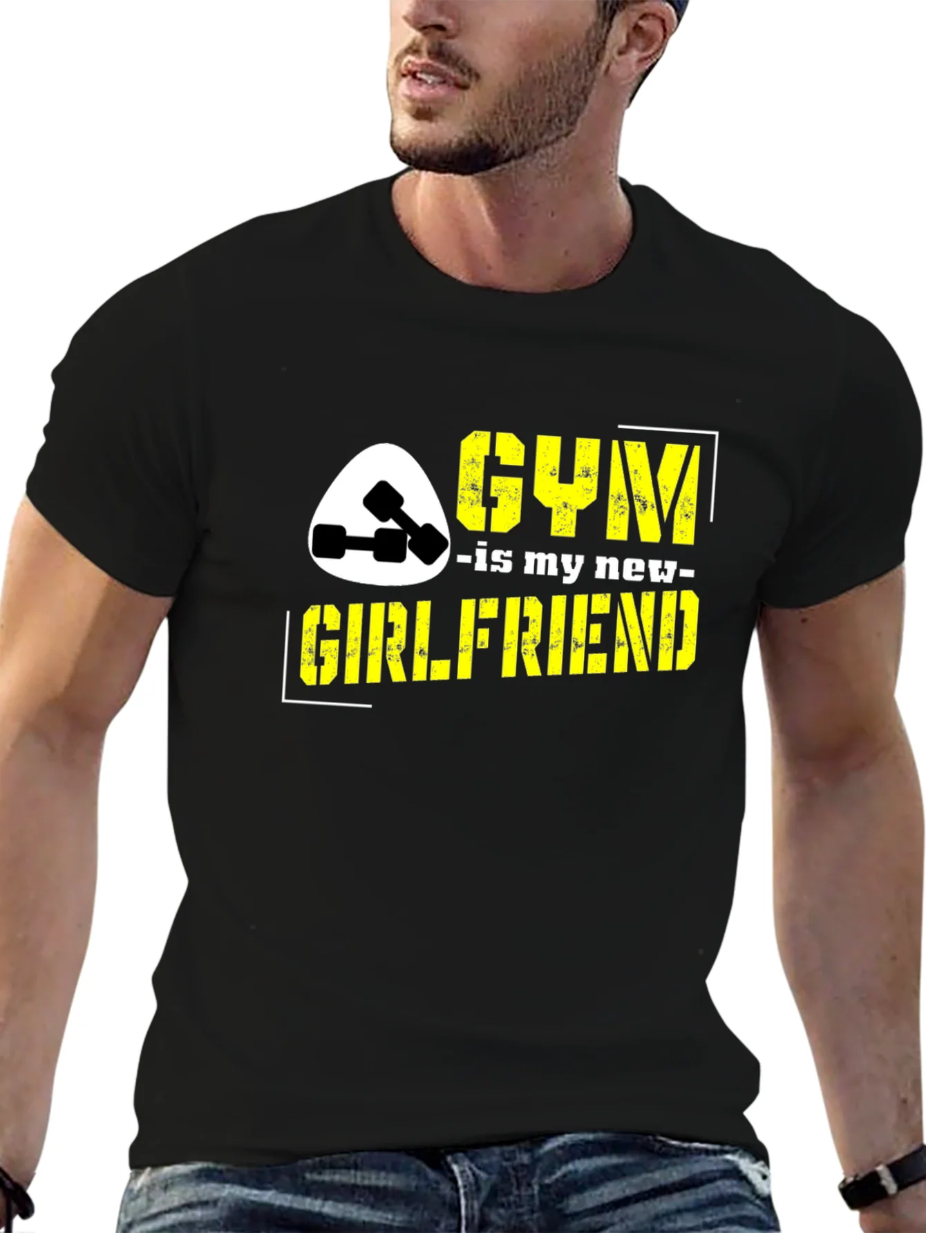 Gym is My New Girlfriend Graphic Tee