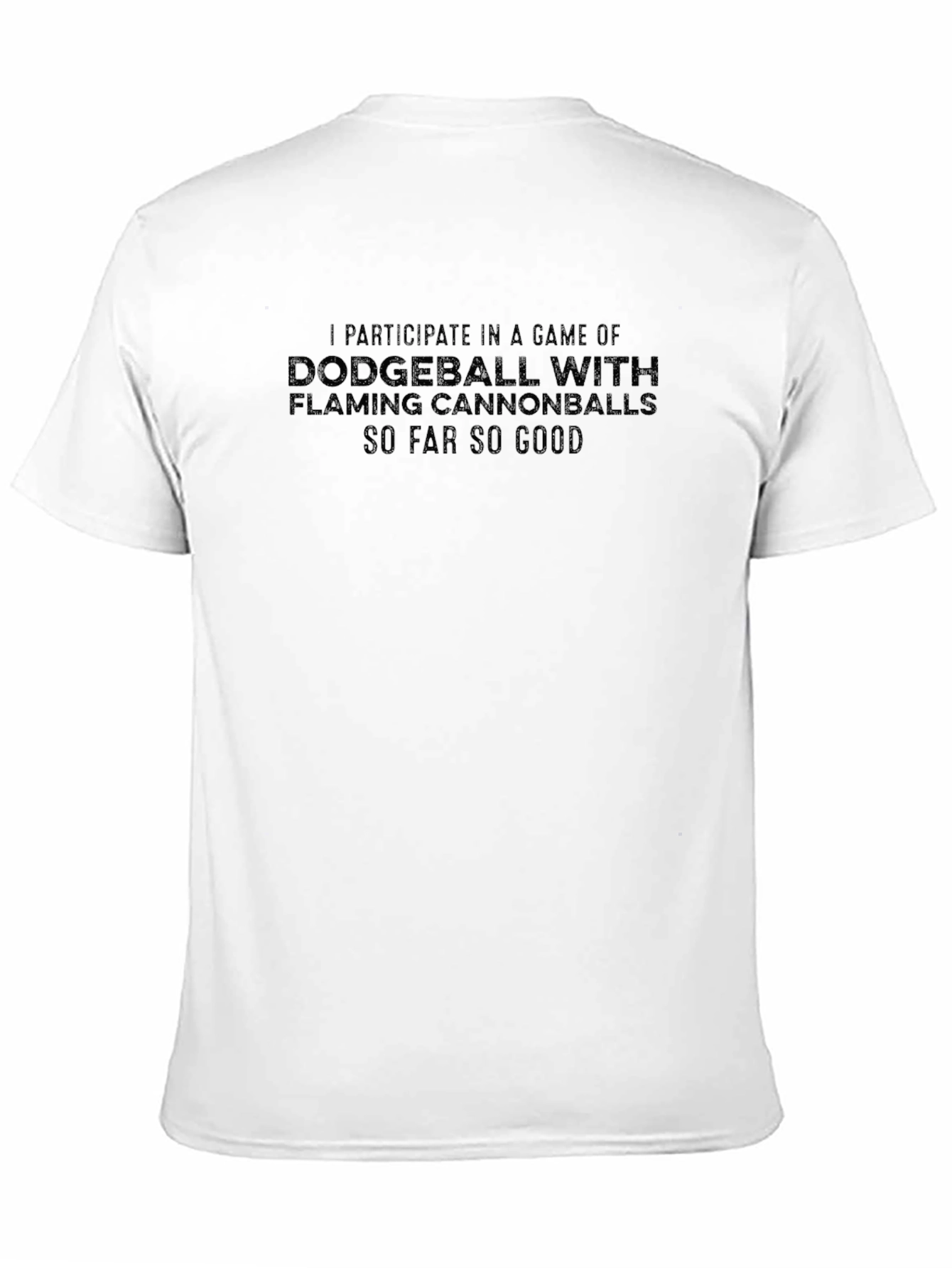 Dodgeball With Flaming Cannonballs Funny T-Shirt