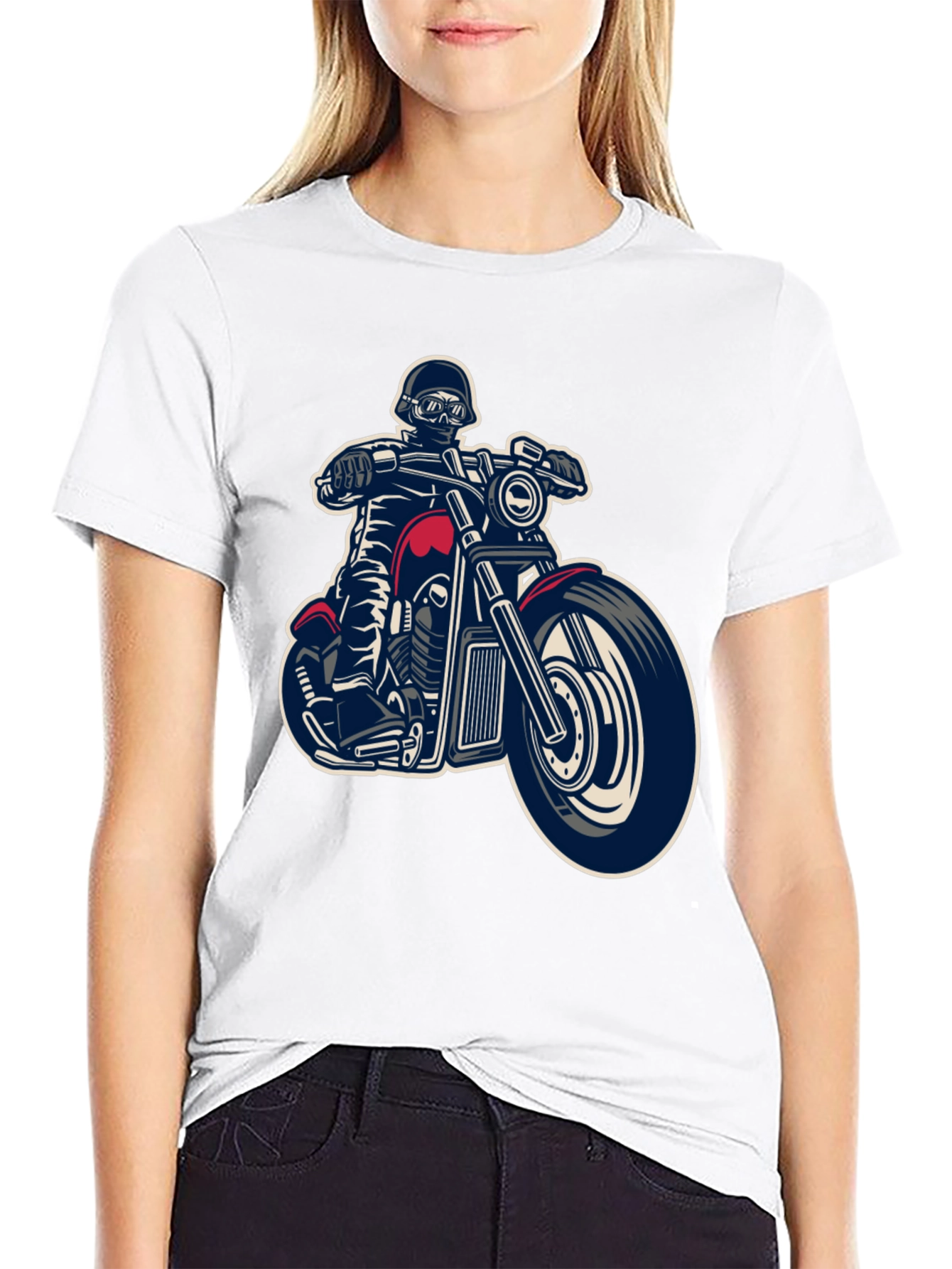 Biker Graphic T-Shirt - Ride in Style
