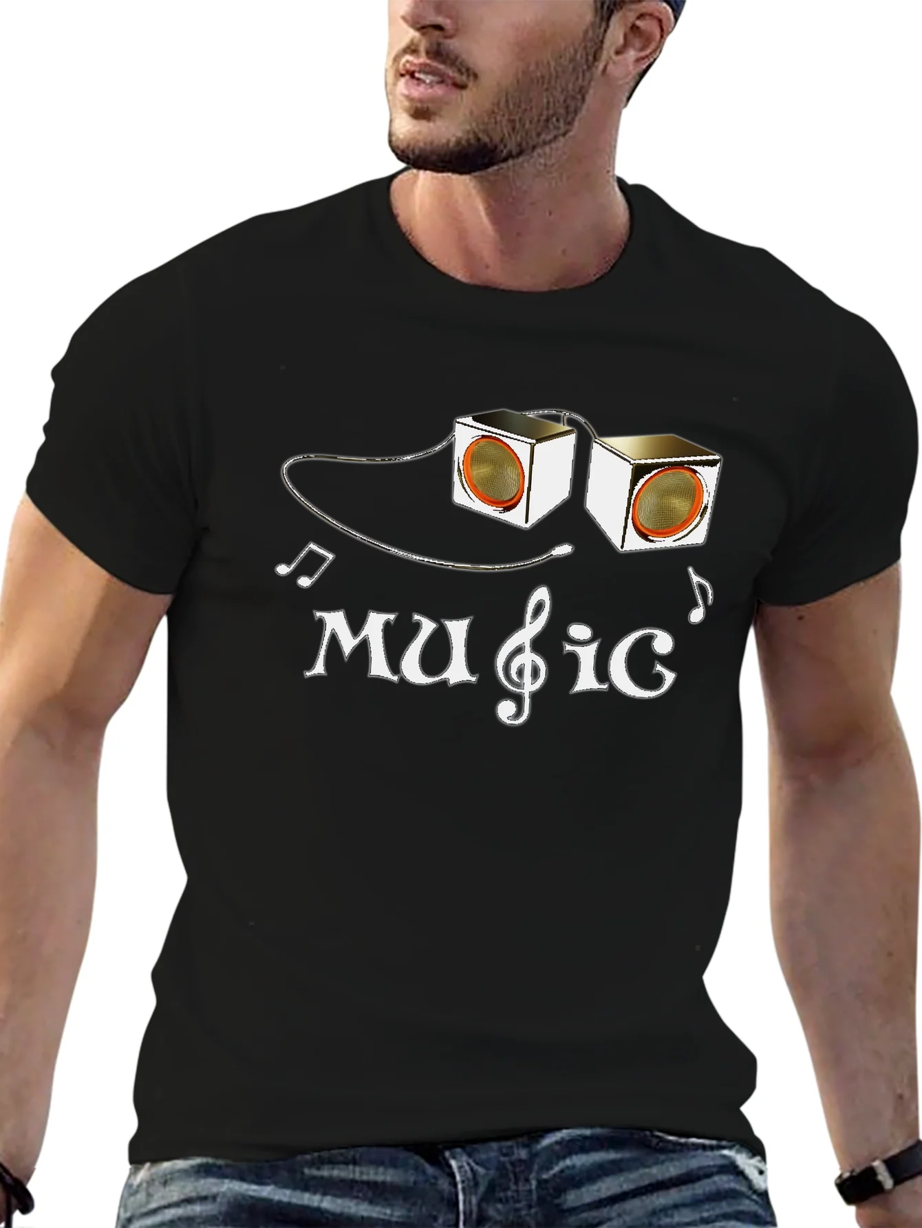 Music Lover Tee: Speaker Graphic T-Shirt