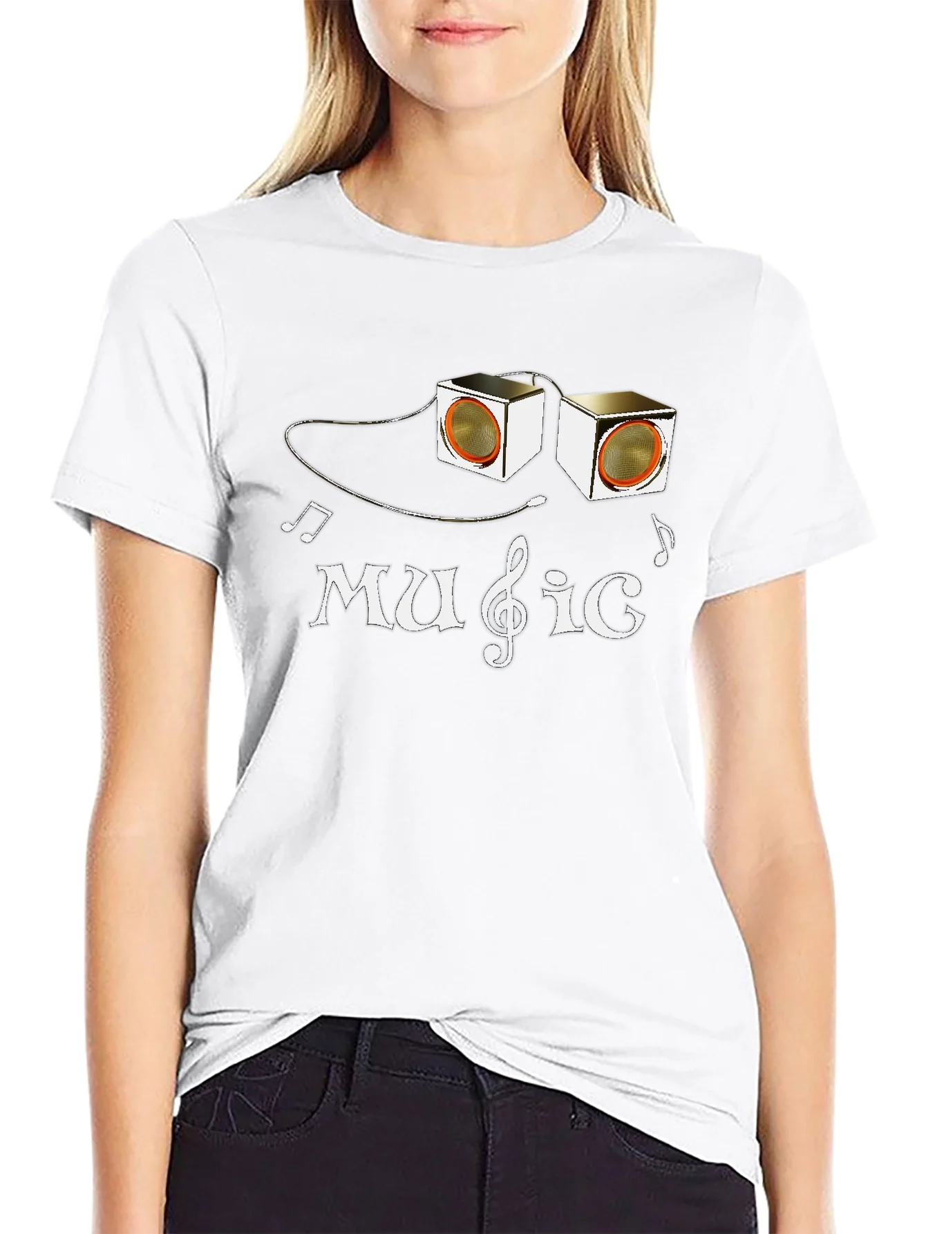Music Lover Tee: Speaker Graphic T-Shirt