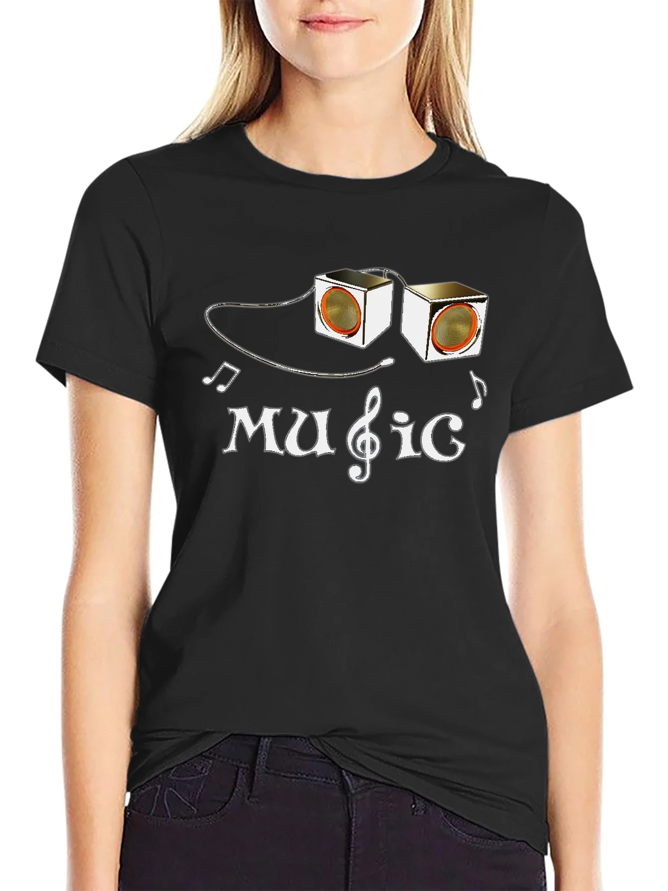 Music Lover Tee: Speaker Graphic T-Shirt