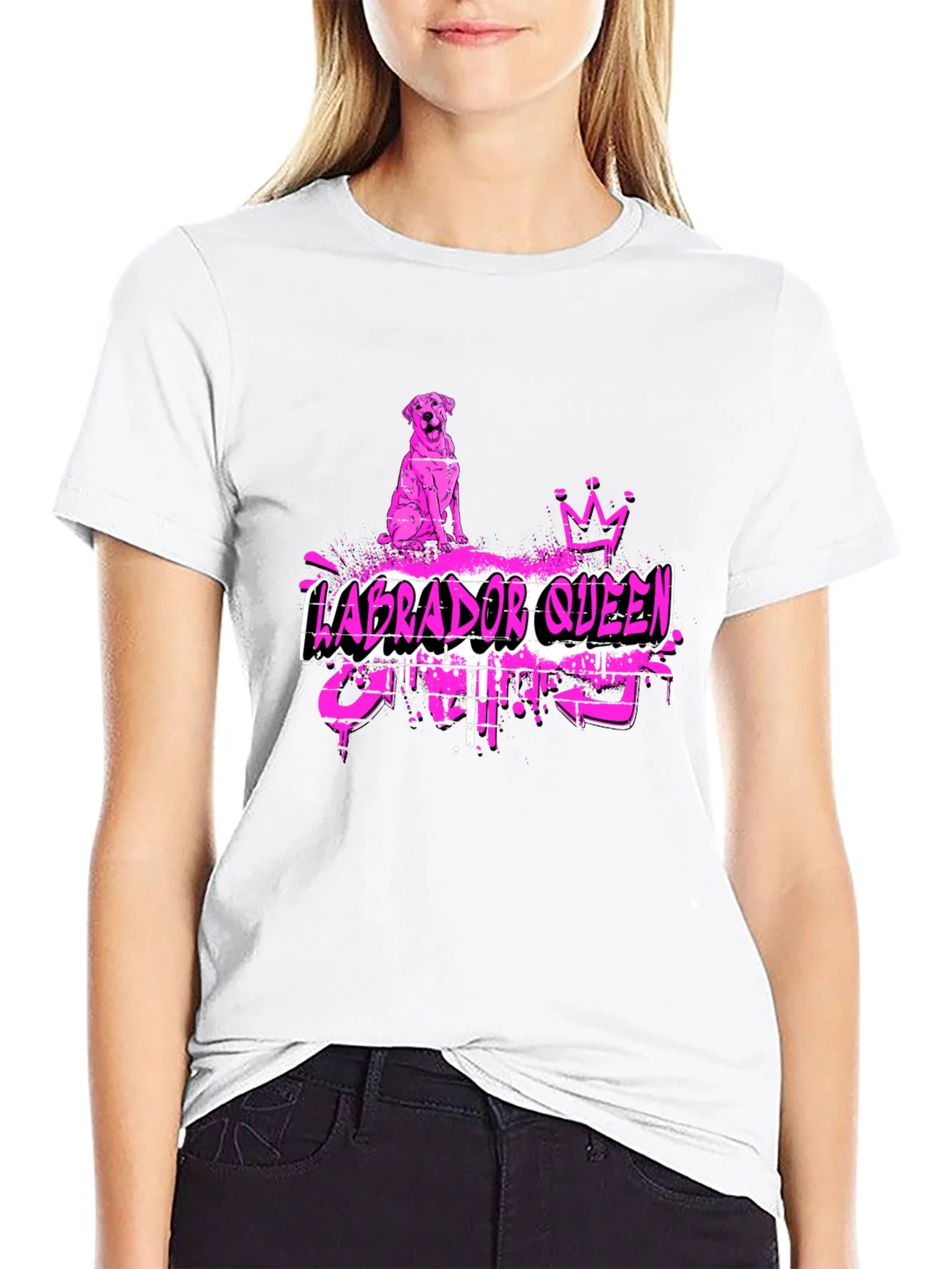 Labrador Queen Graphic T-Shirt