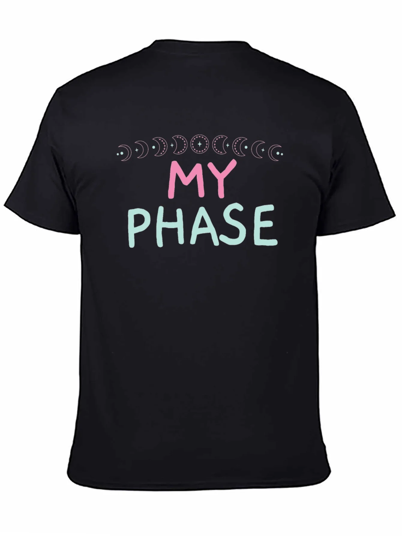 My Phase Moon Cycle Graphic Tee - Black