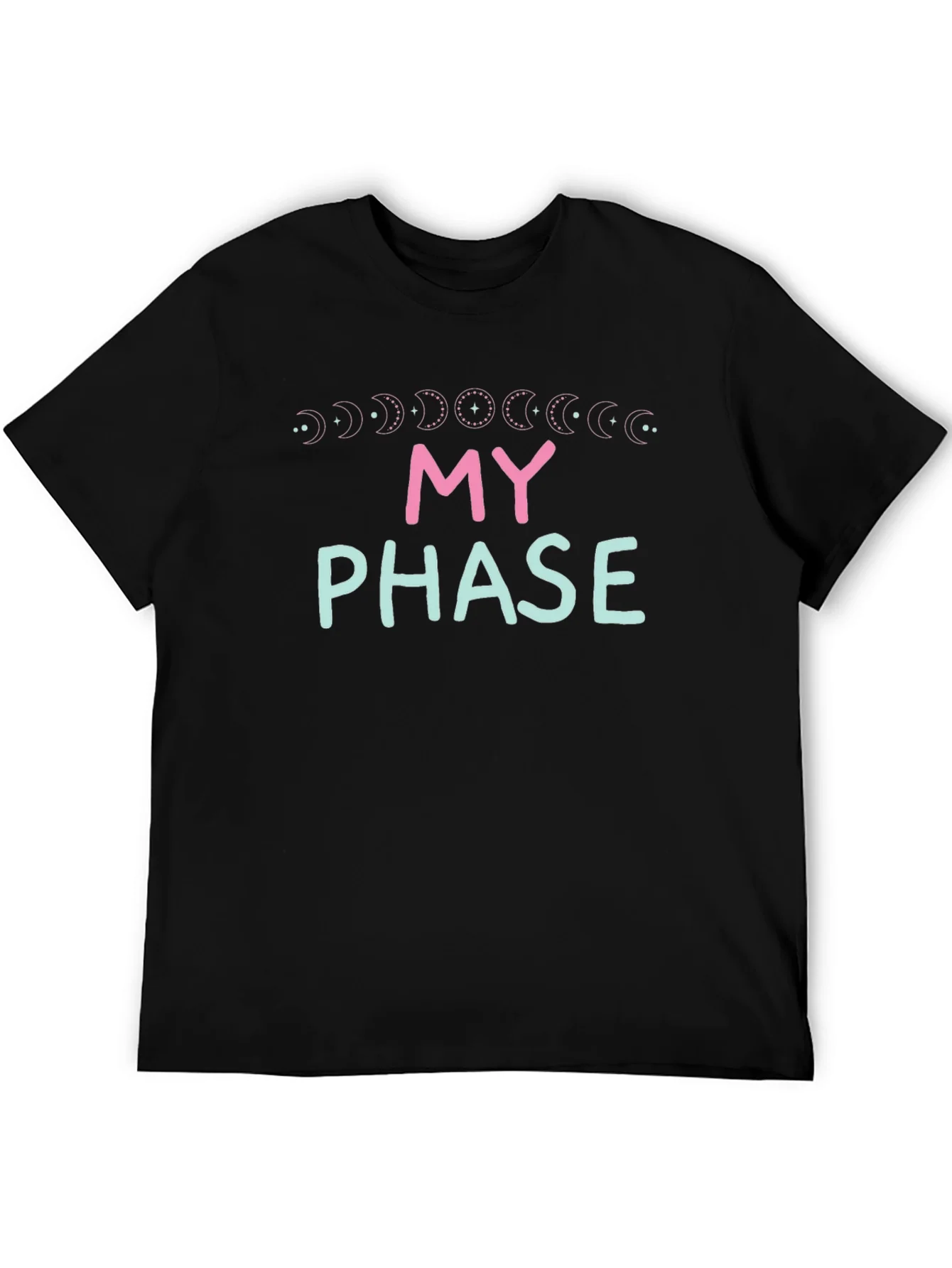 My Phase Moon Cycle Graphic Tee - Black