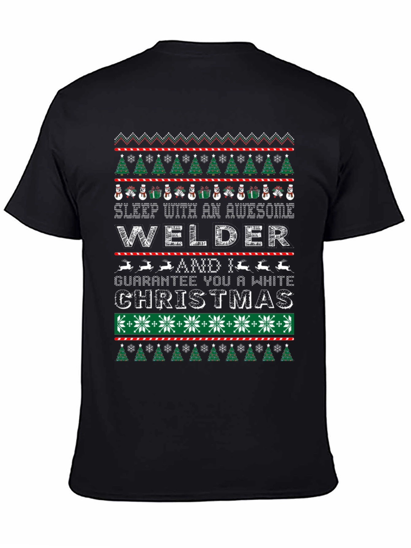 Awesome Welder Christmas Graphic Tee