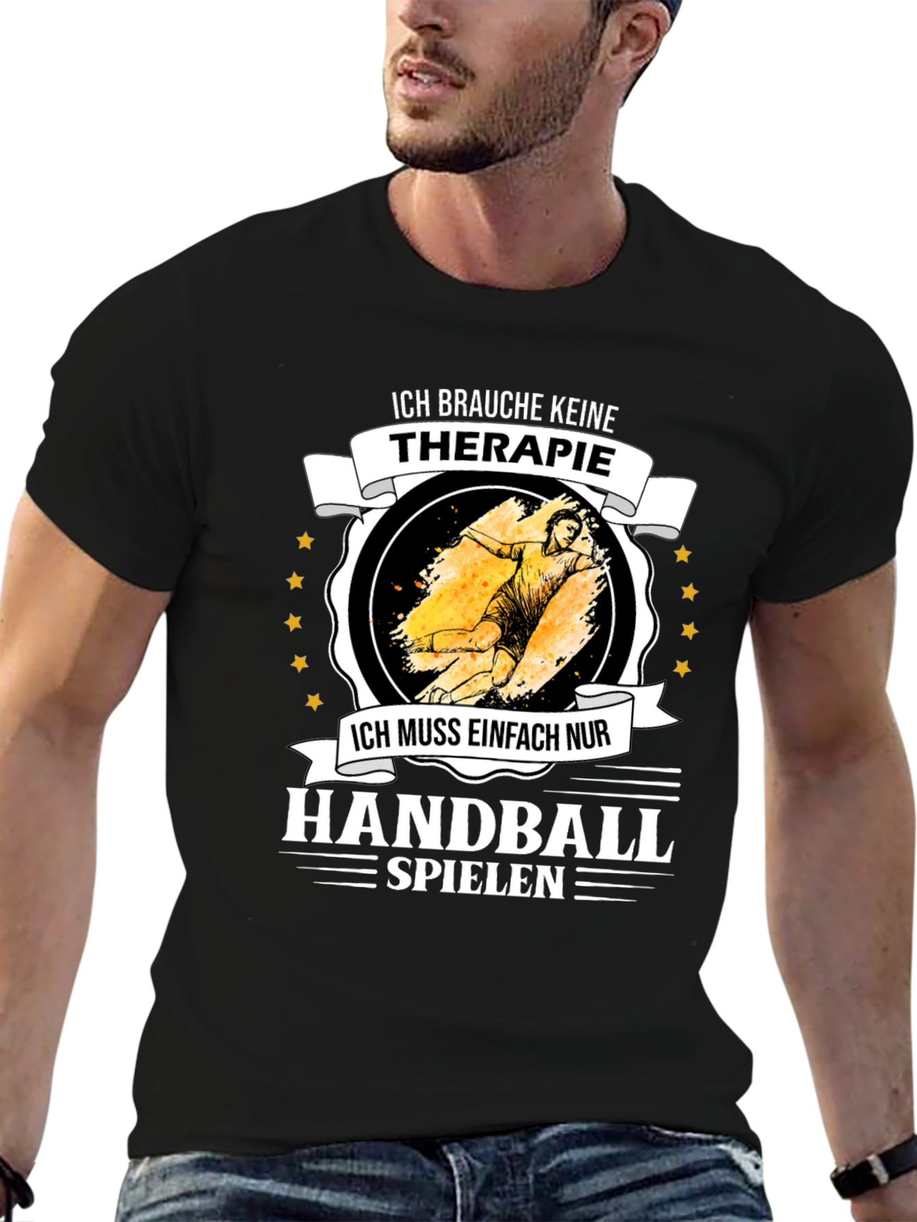 Handball Therapy Graphic T-Shirt