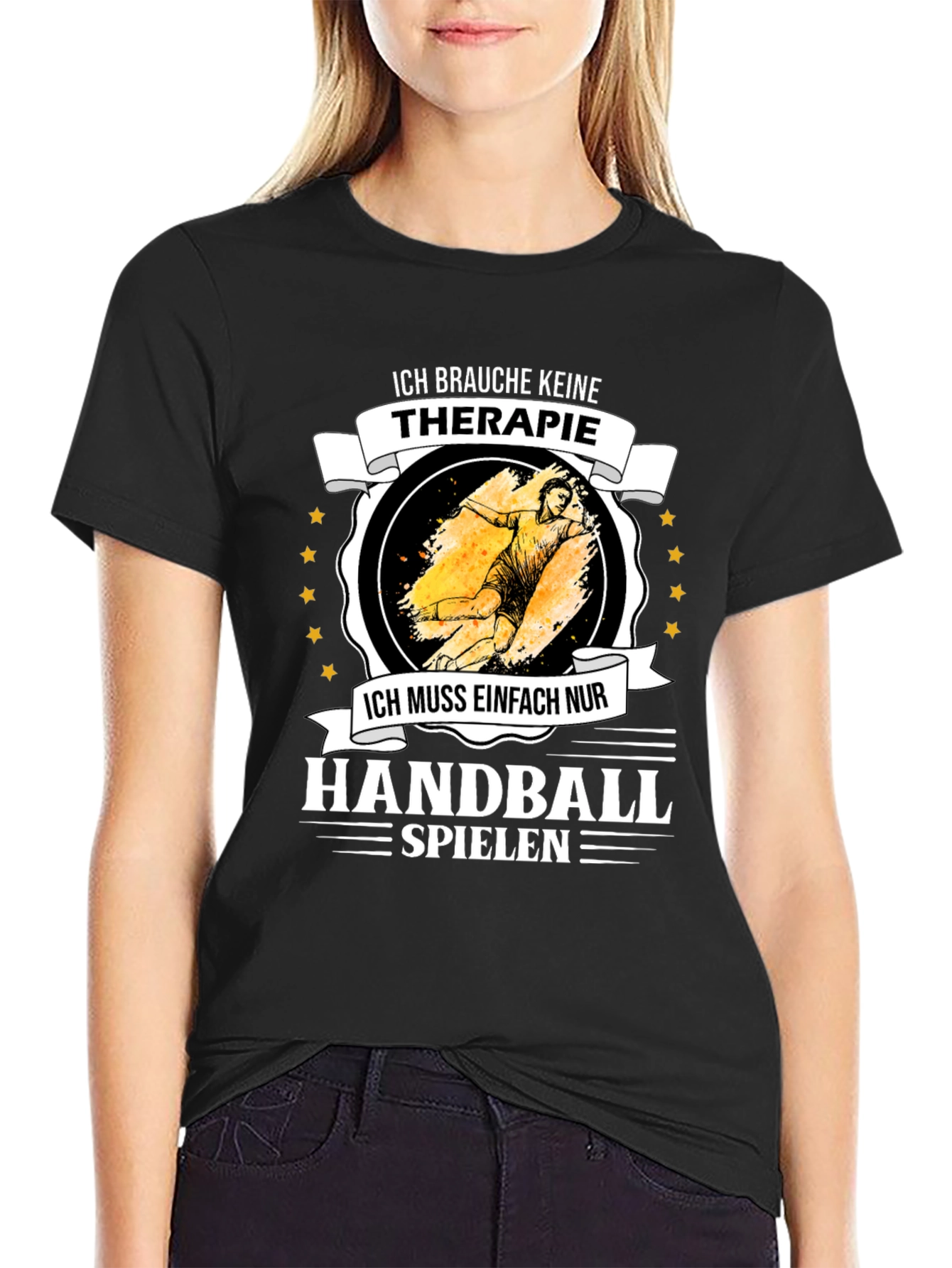 Handball Therapy Graphic T-Shirt