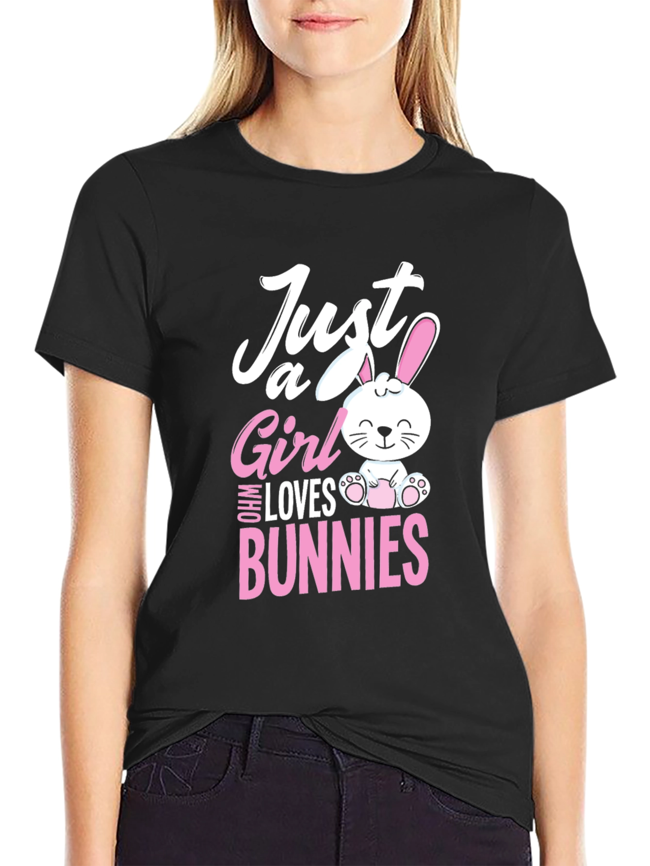 Just a Girl Who Loves Bunnies T-Shirt