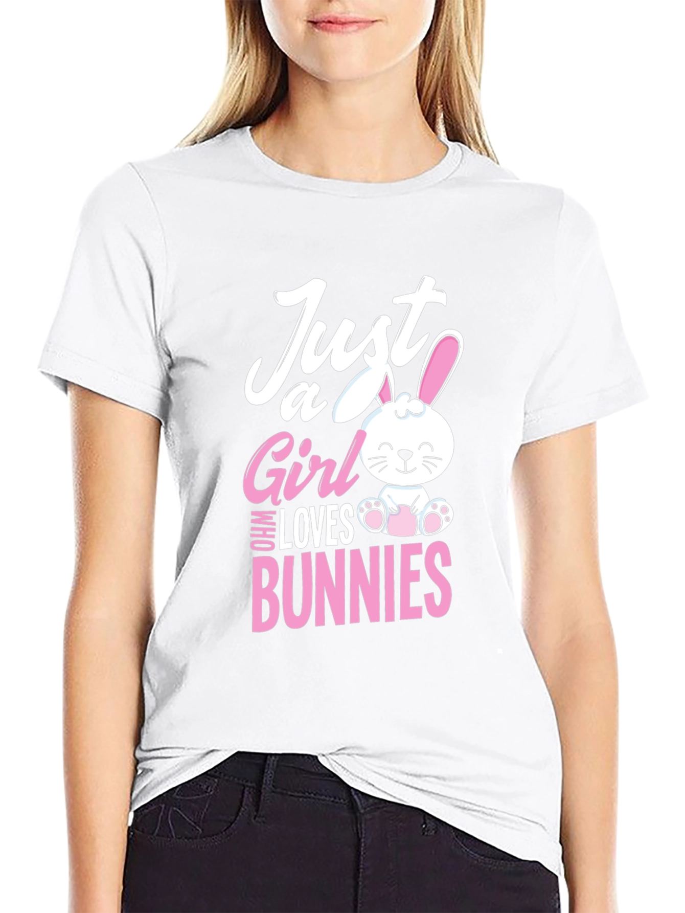 Just a Girl Who Loves Bunnies T-Shirt