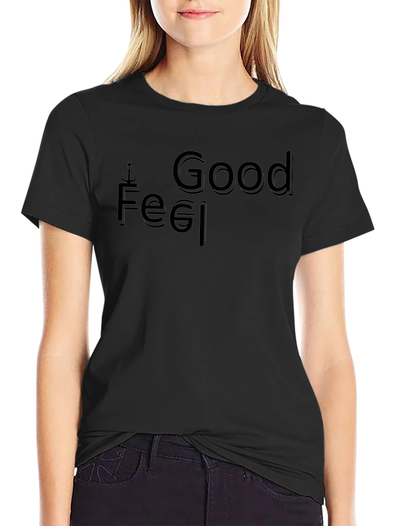 Good Feel Black T-Shirt
