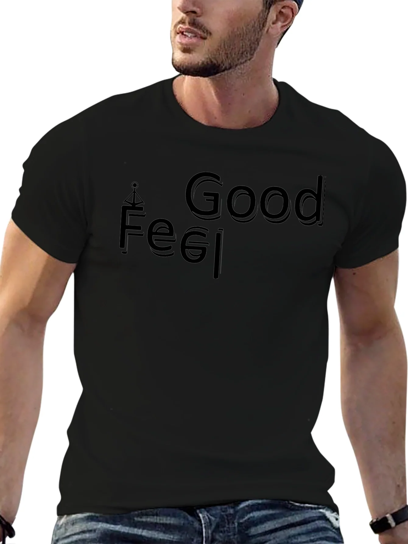 Good Feel Black T-Shirt