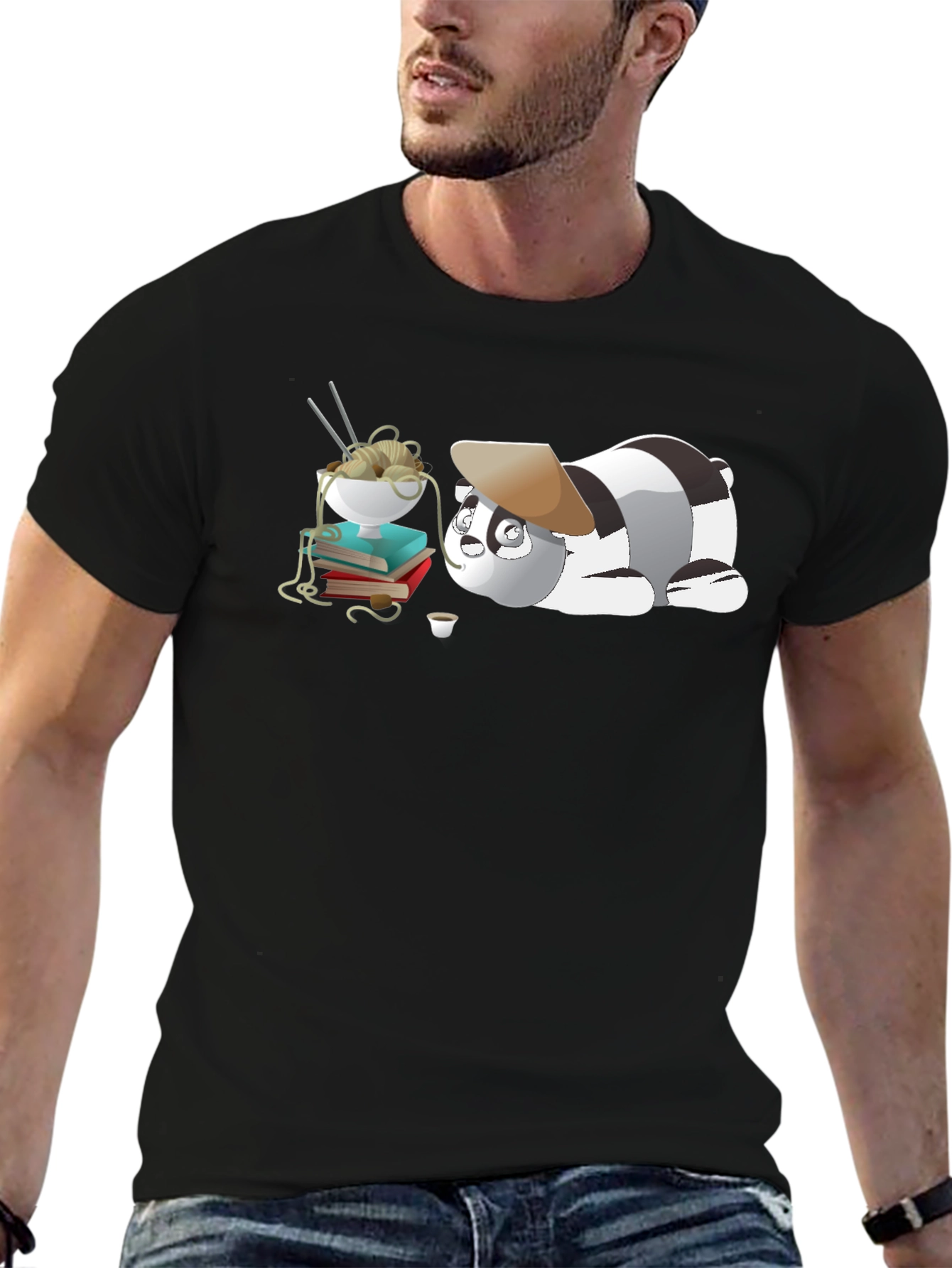 Panda Ramen and Books T-Shirt