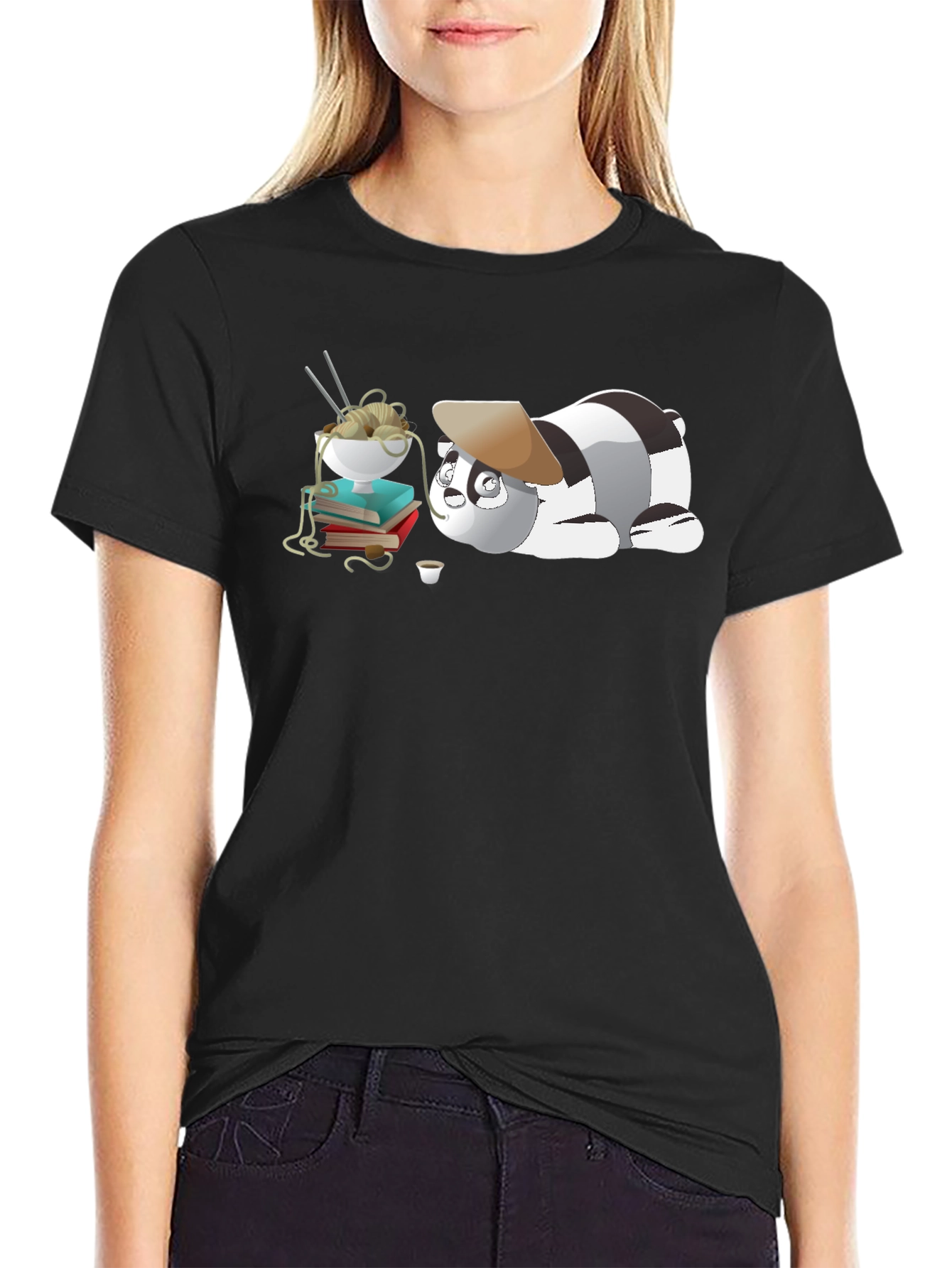 Panda Ramen and Books T-Shirt