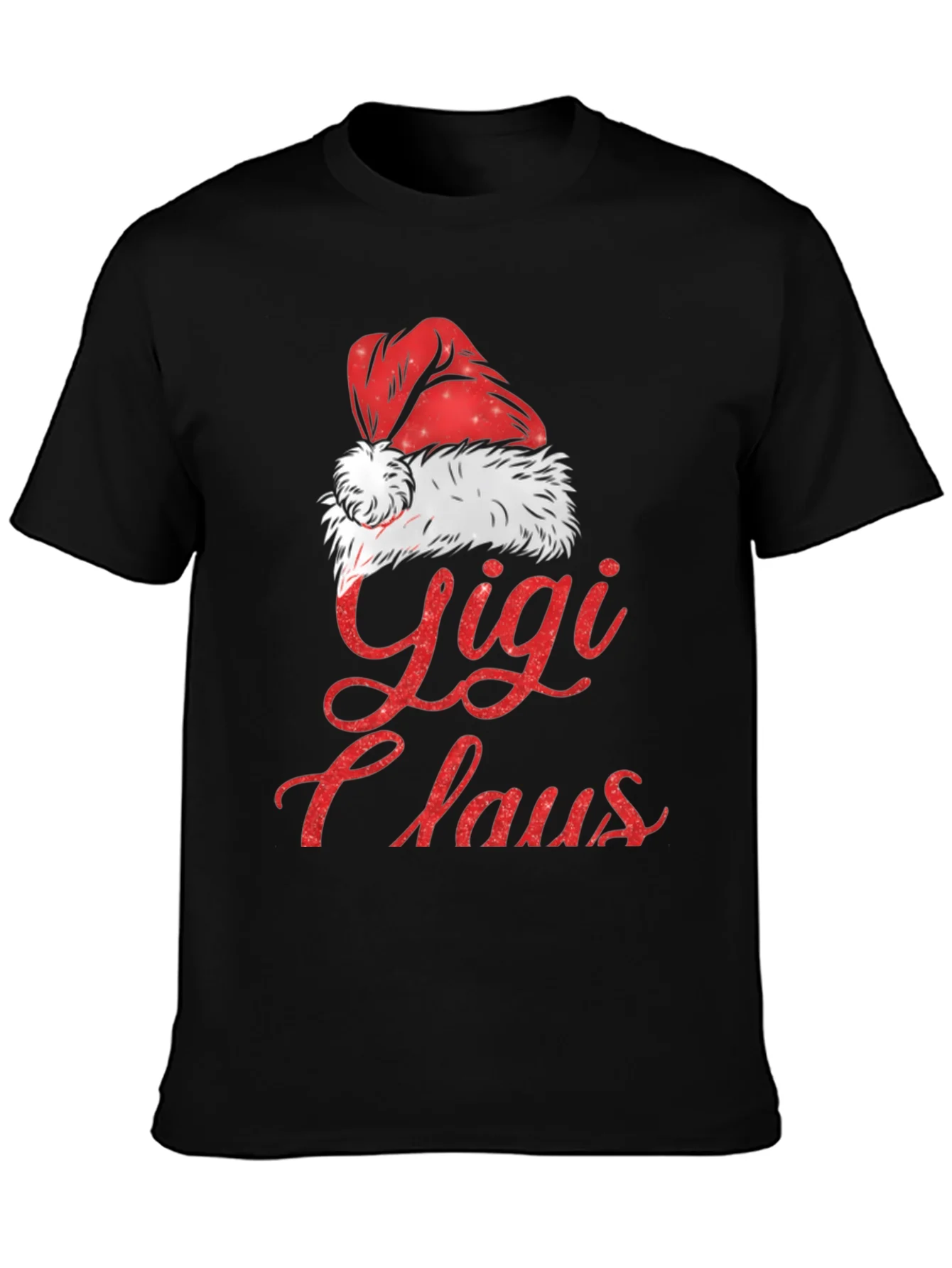 Gigi Claus Christmas Graphic Tee Shirt
