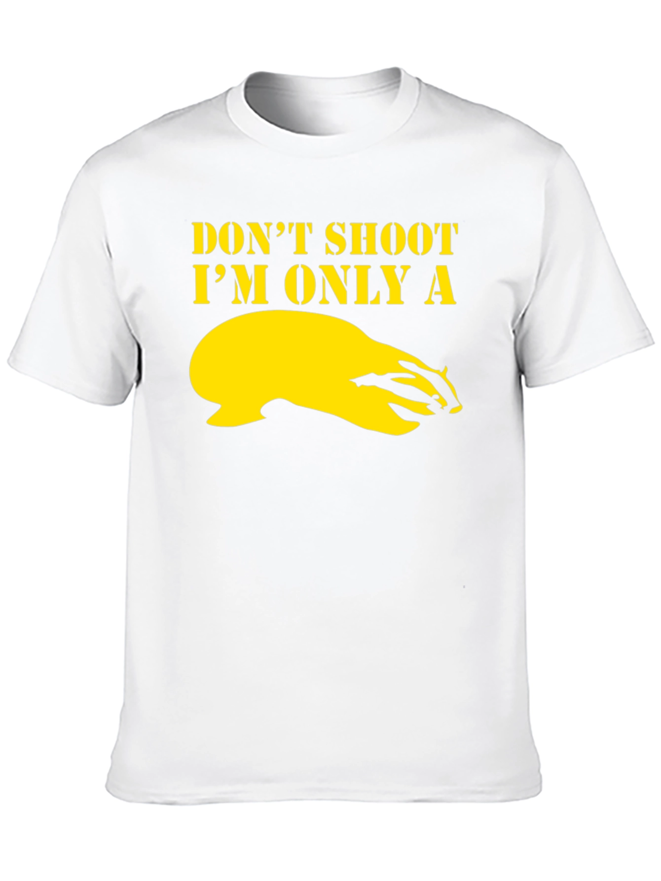 Dont Shoot Im Only a Badger Graphic T-Shirt