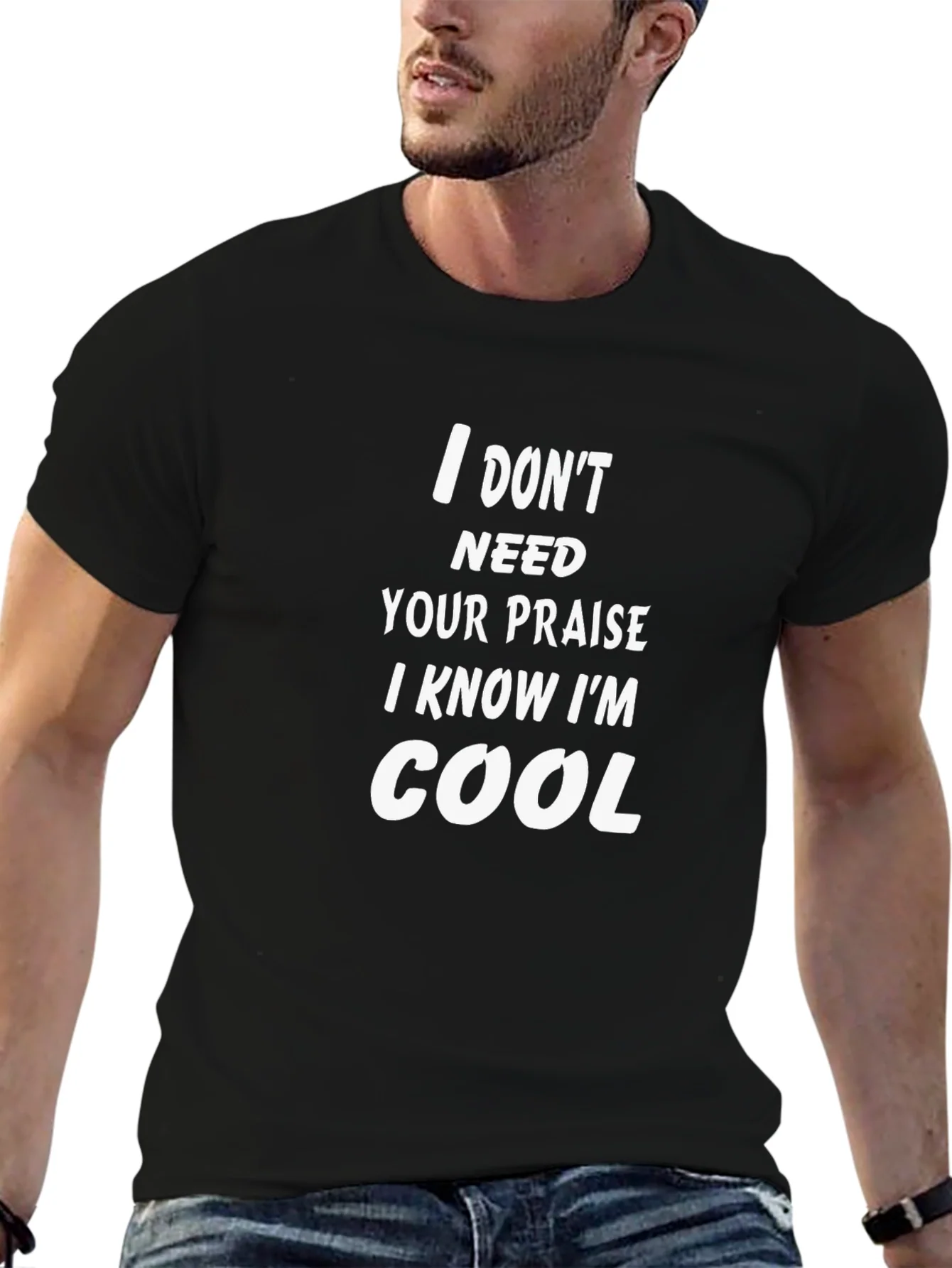 Cool Attitude Black T-Shirt