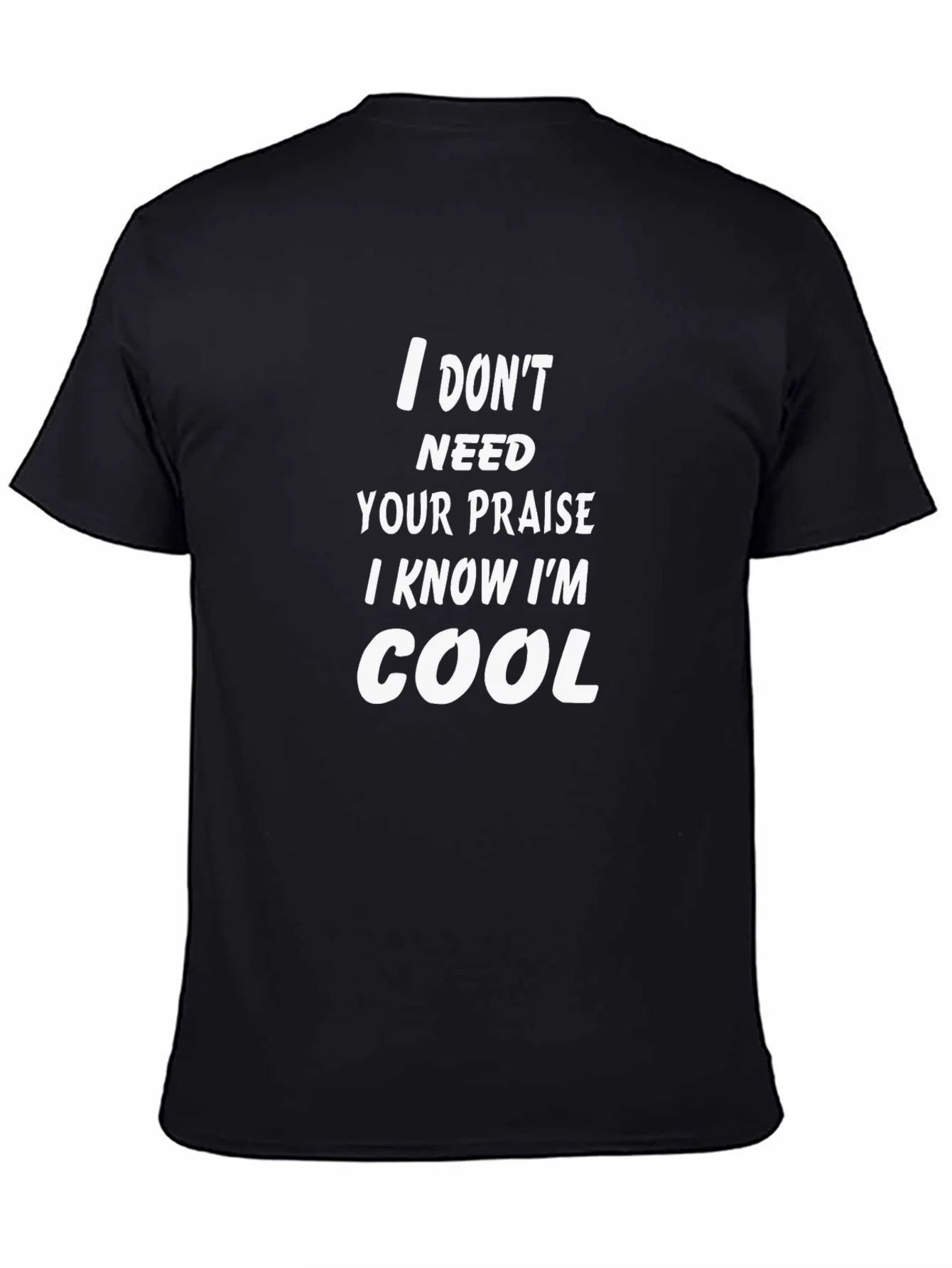 Cool Attitude Black T-Shirt