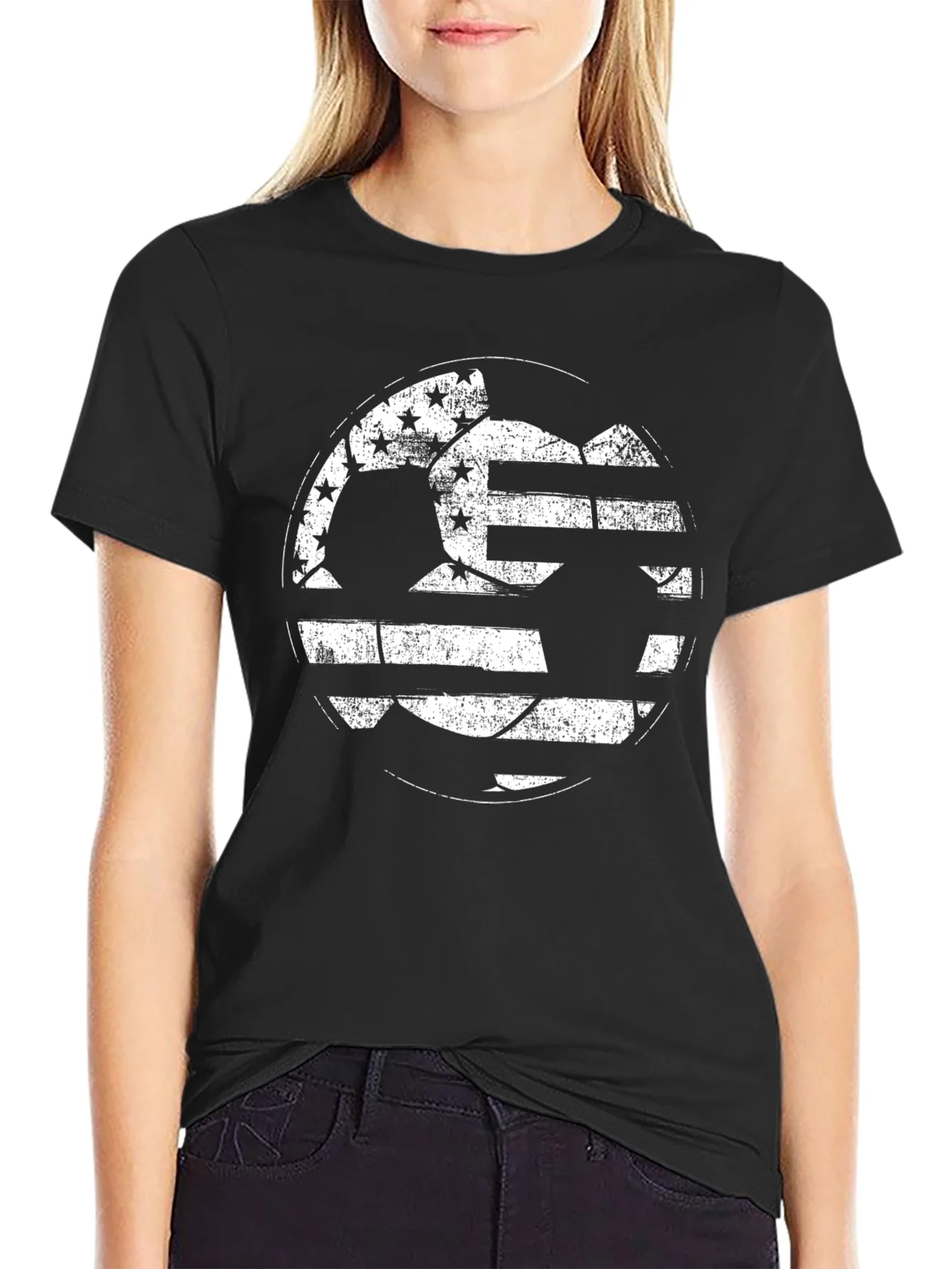 Soccer USA Flag Graphic T-Shirt