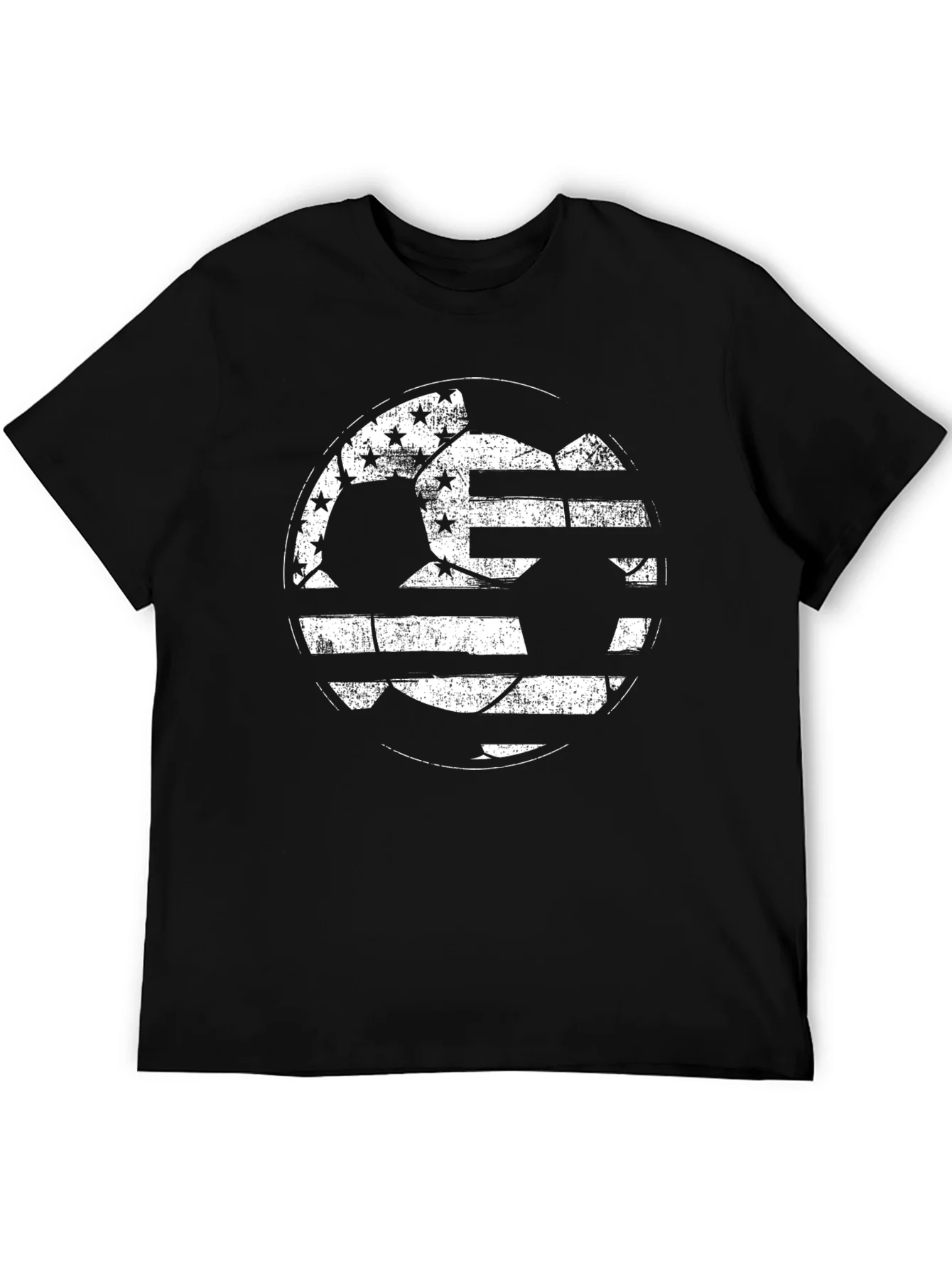 Soccer USA Flag Graphic T-Shirt