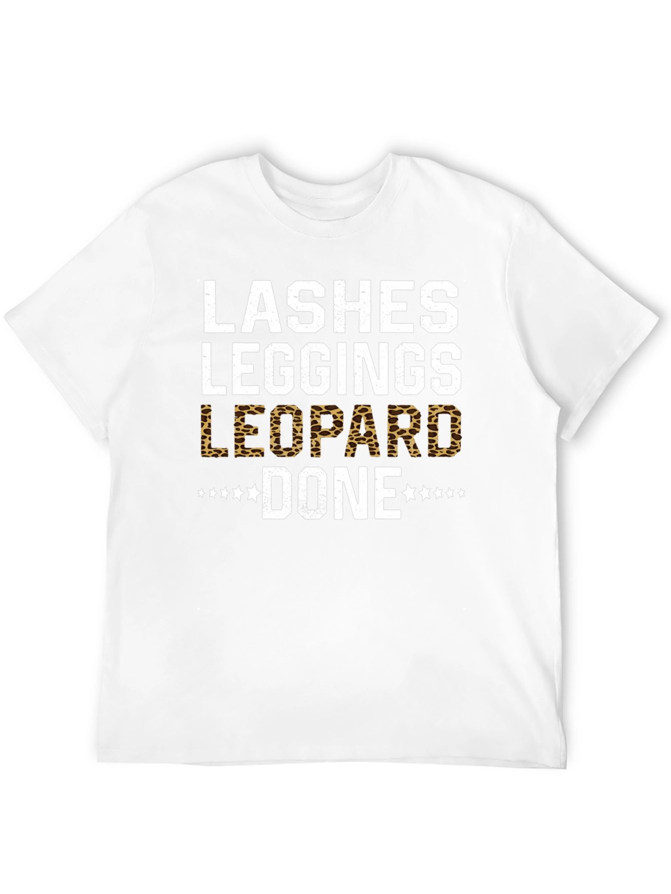 Lashes Leggings Leopard Done T-Shirt