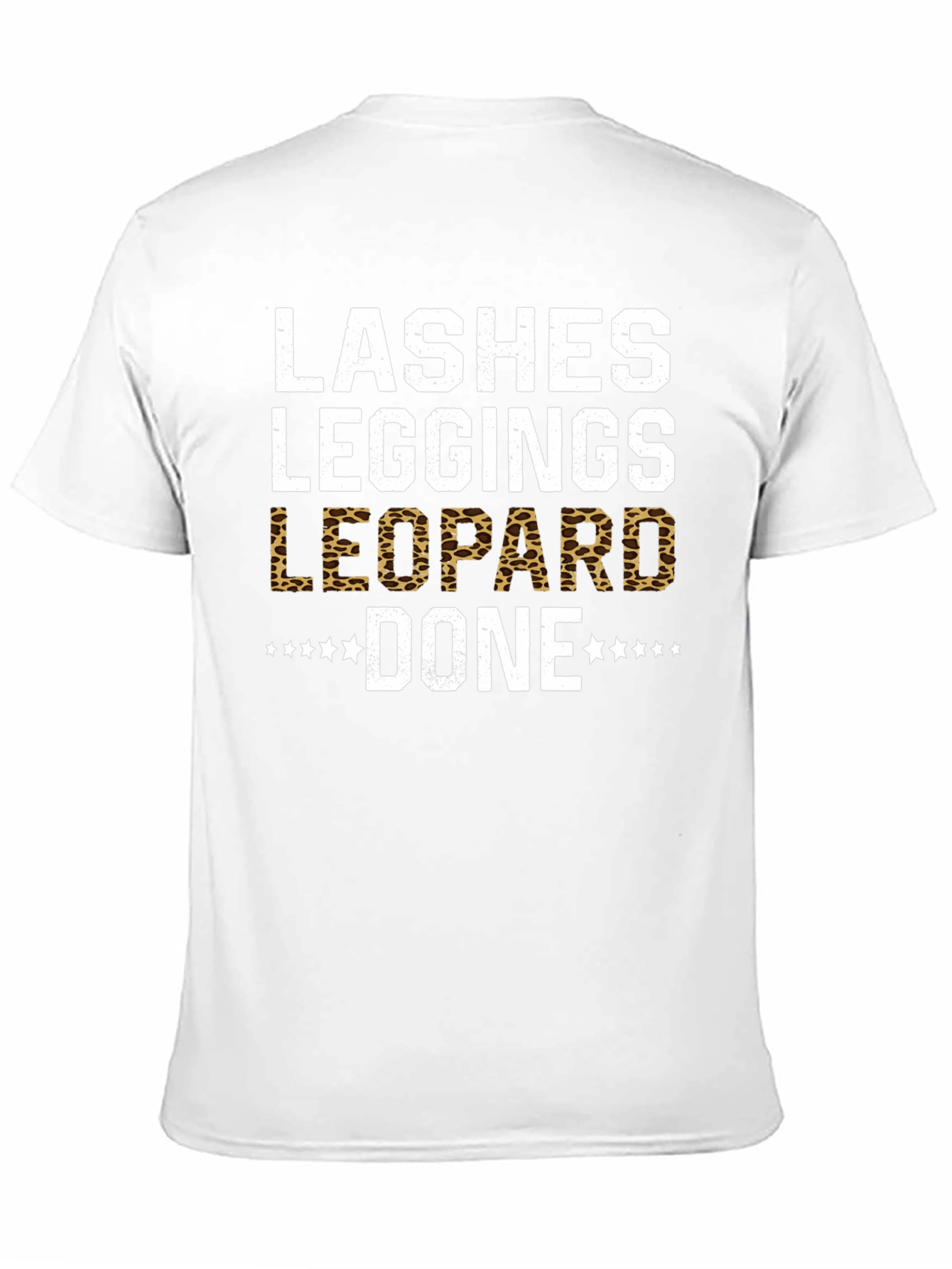 Lashes Leggings Leopard Done T-Shirt