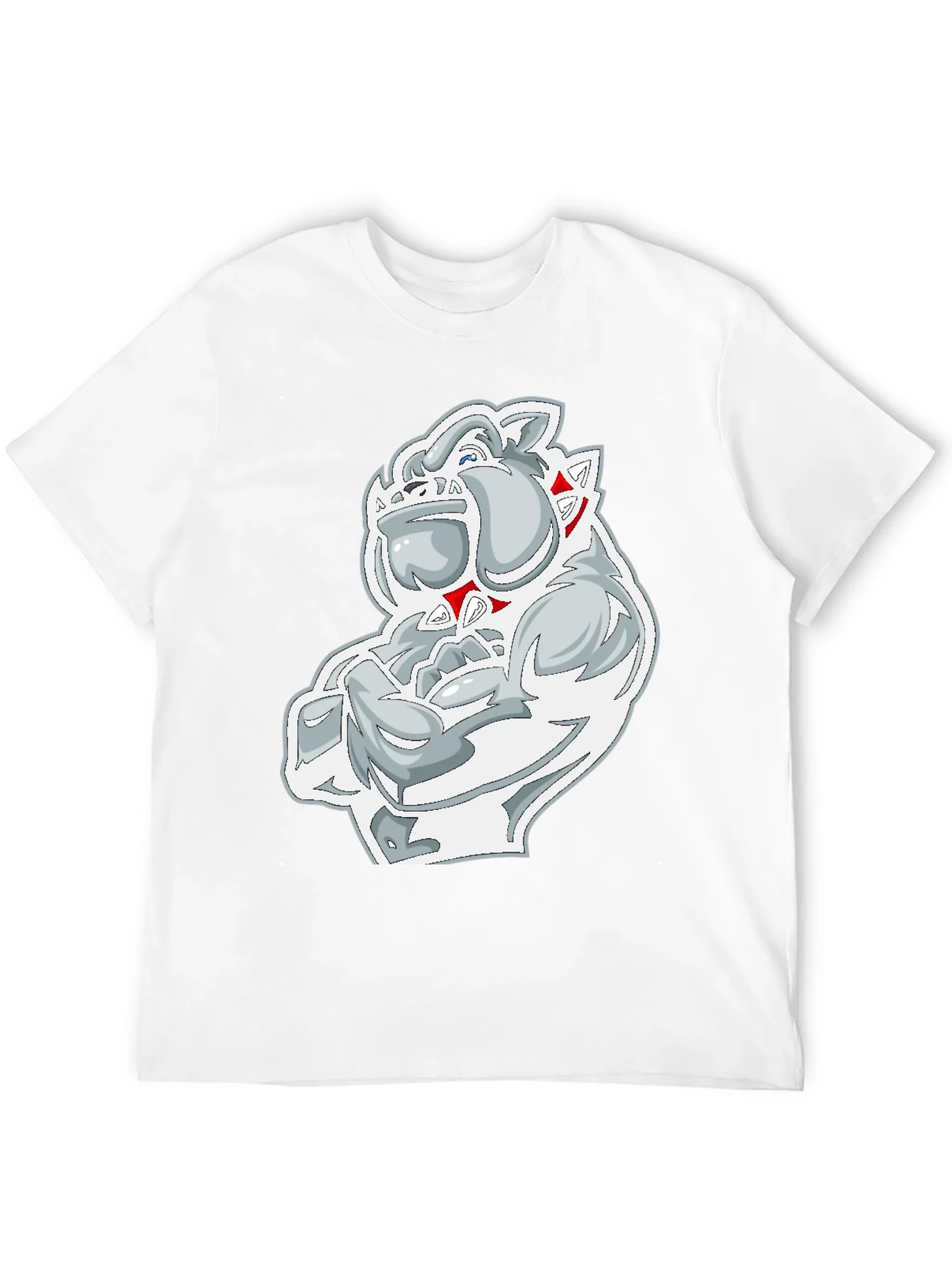 Bulldog Graphic Black T-Shirt