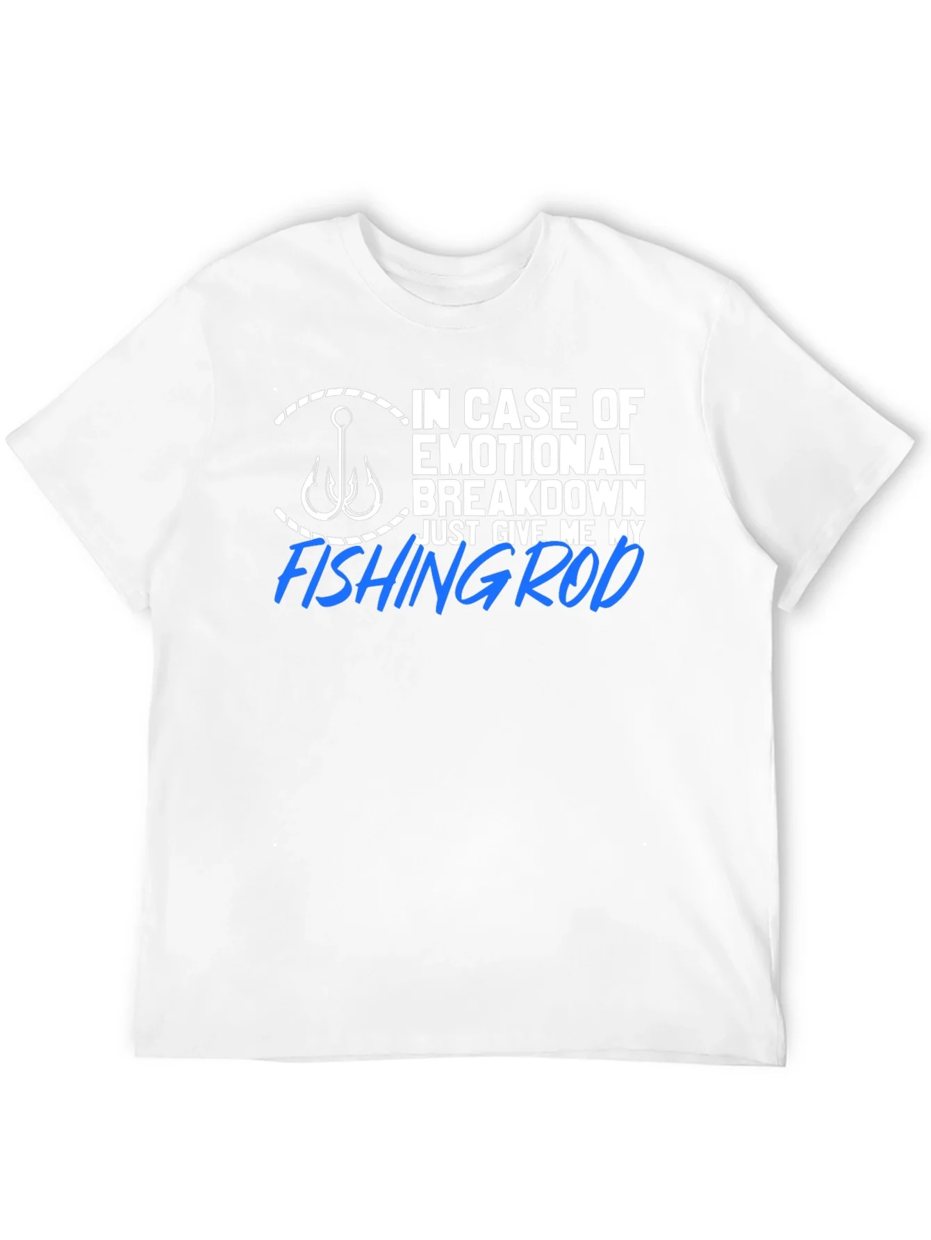 Fishing Rod Emotional Support T-Shirt