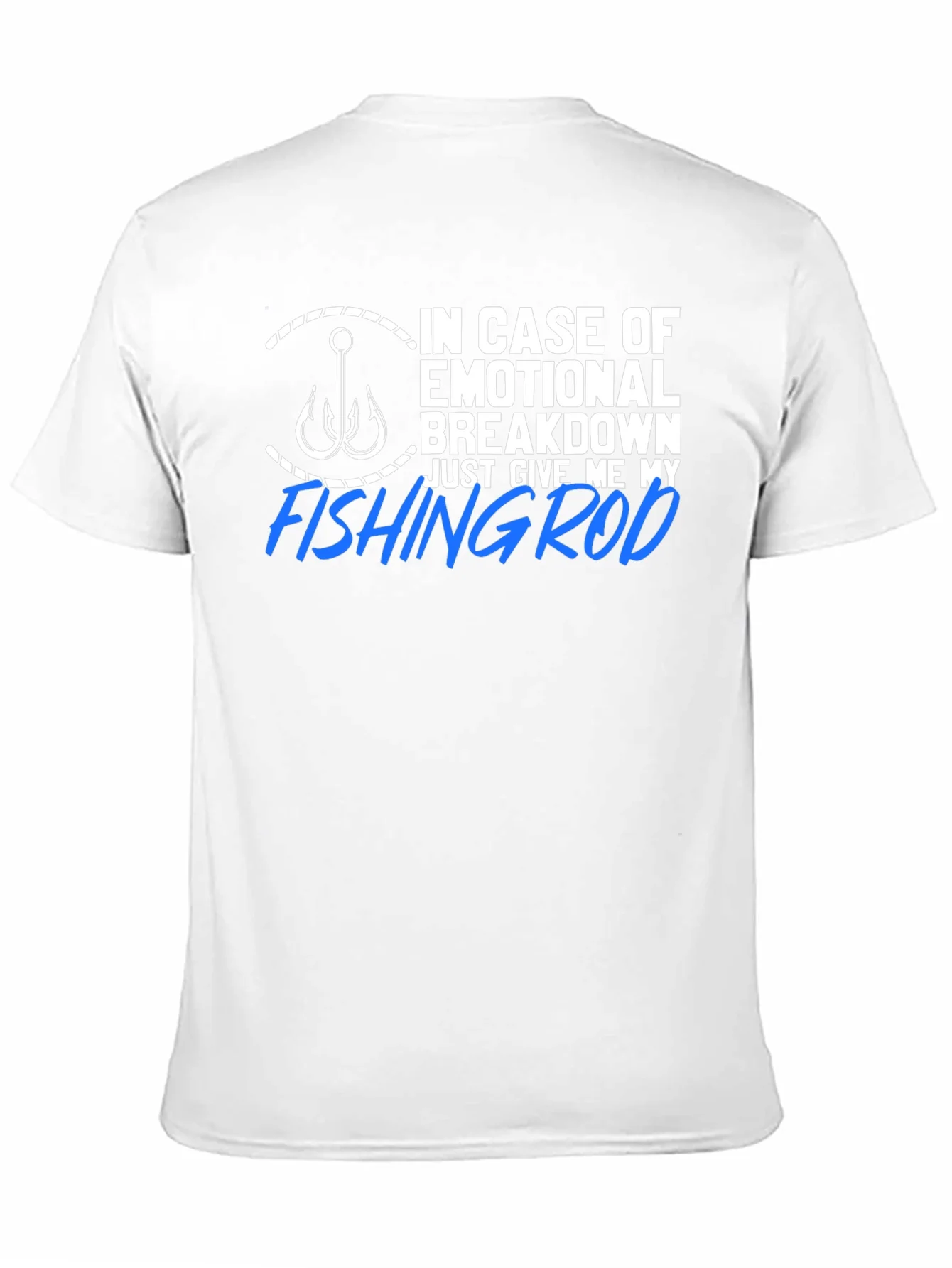 Fishing Rod Emotional Support T-Shirt