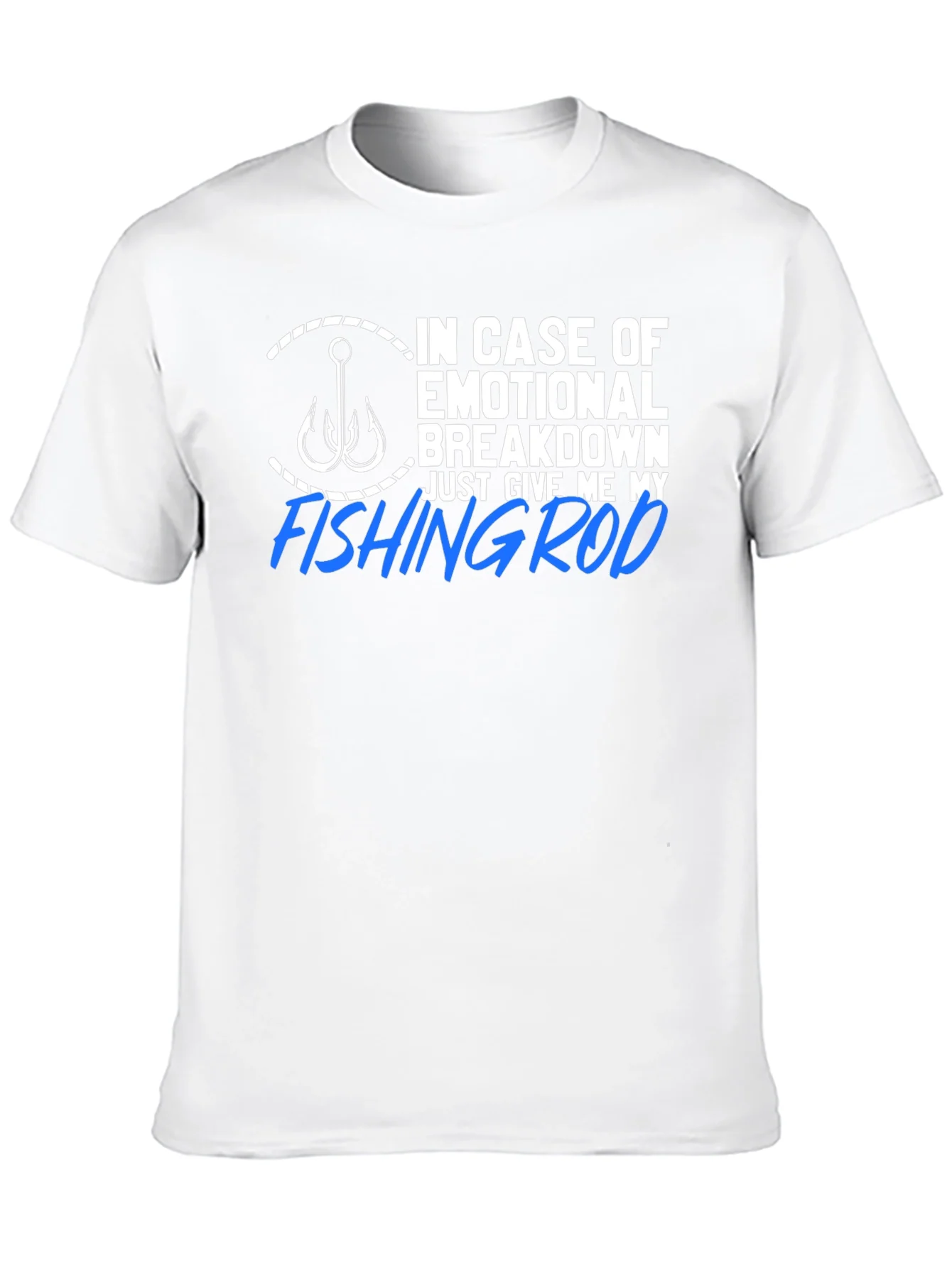 Fishing Rod Emotional Support T-Shirt