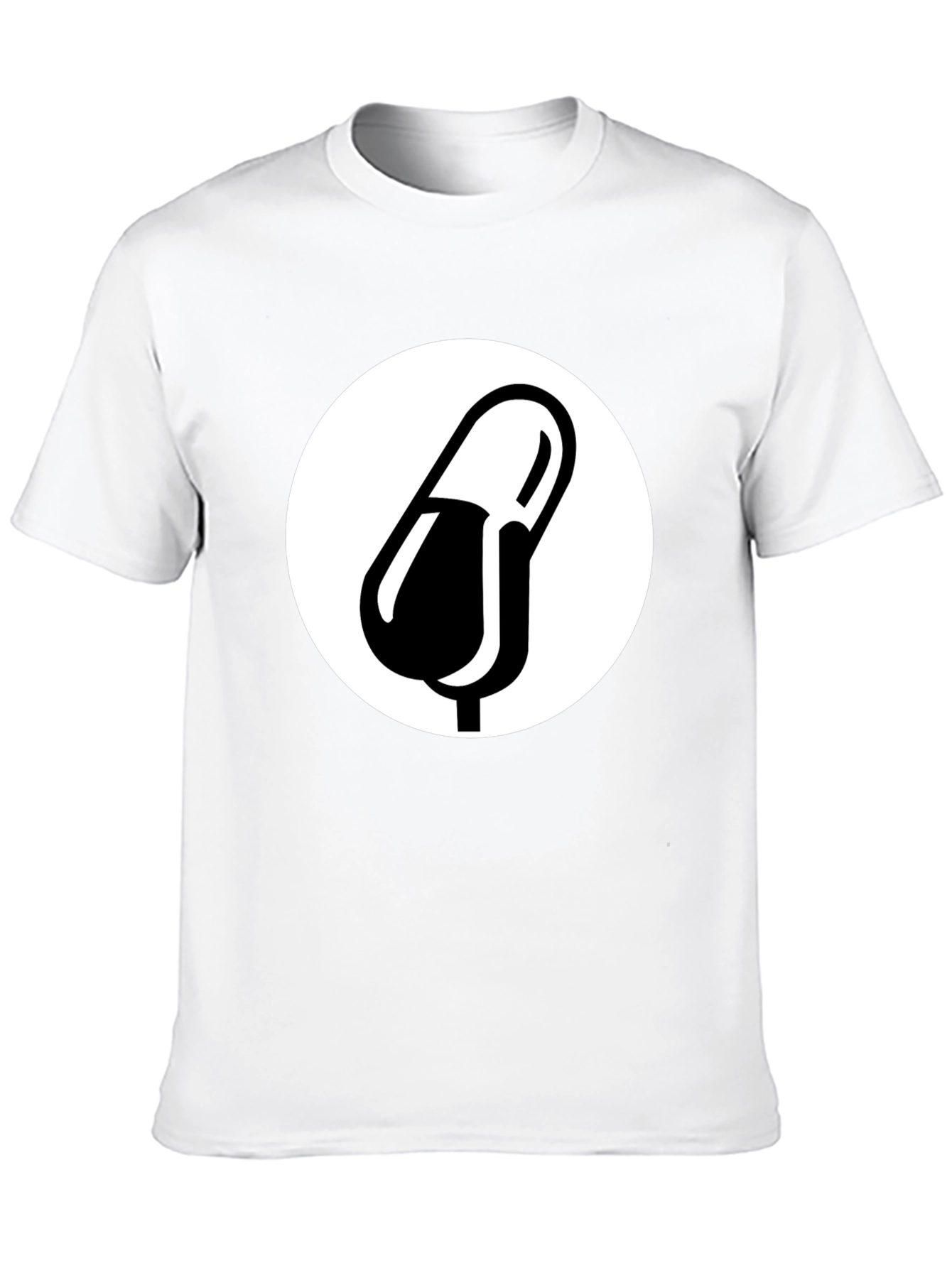 Pill Graphic Black T-Shirt - Medical Humor